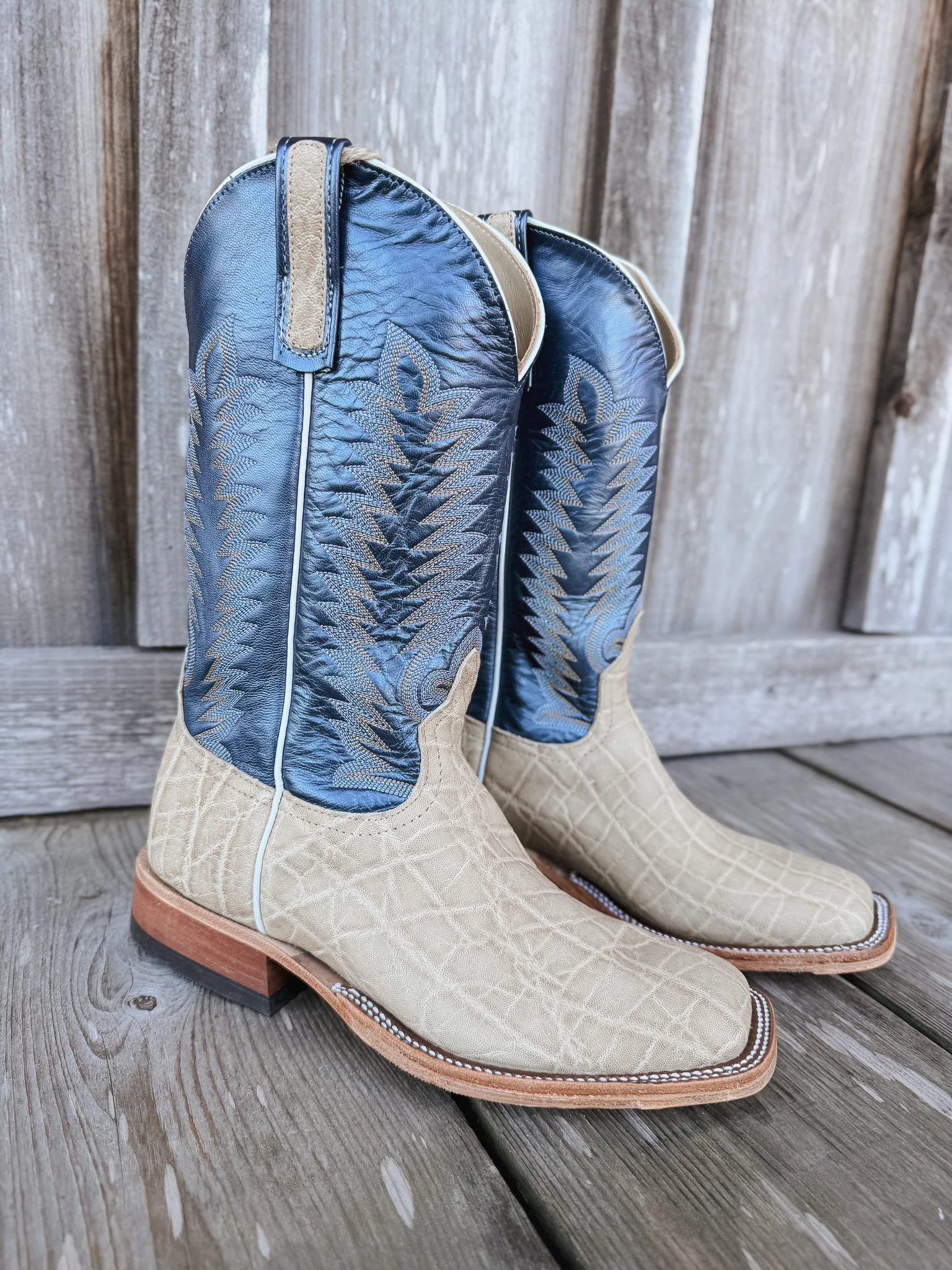 Men's Anderson Bean BC Exclusive Regal Blue Elephant Boots - Image 6