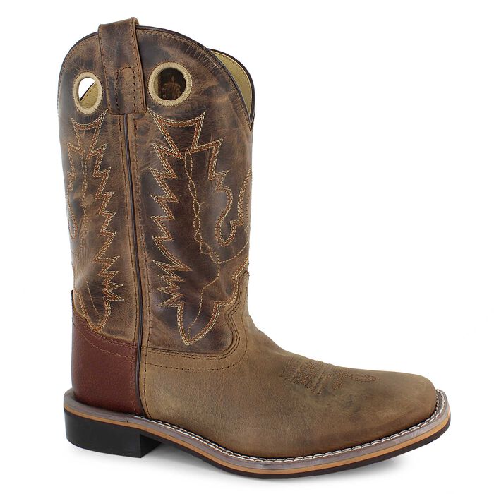 Kid's Smoky Mountain Jesse Brown Square Toe Boot - Image 4
