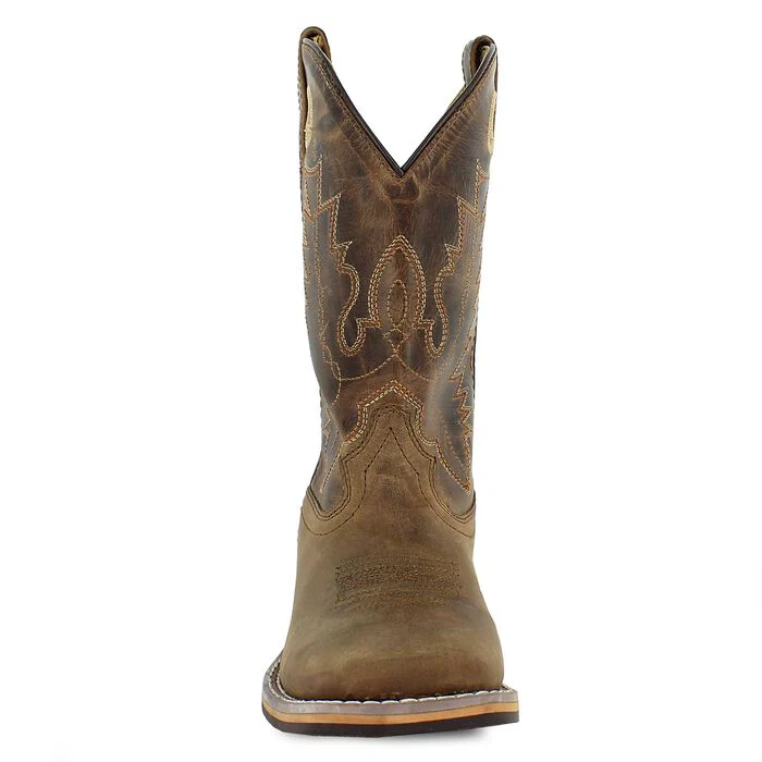 Kid's Smoky Mountain Jesse Brown Square Toe Boot - Image 6
