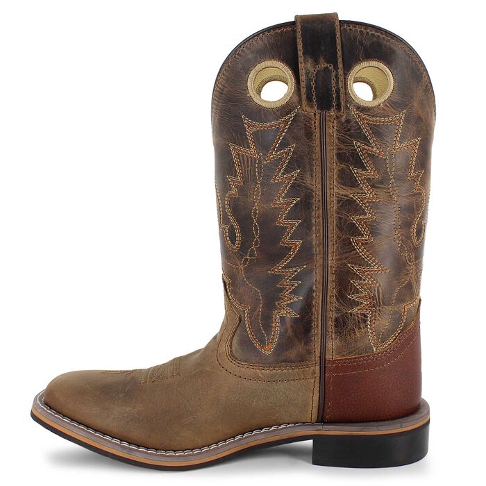 Kid's Smoky Mountain Jesse Brown Square Toe Boot - Image 7