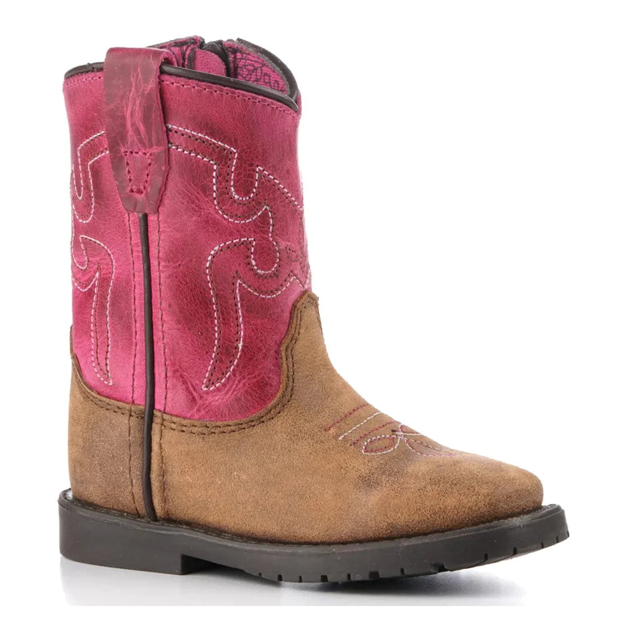 Toddler Smoky Mountain Vintage Brown and Pink Boot - Image 2