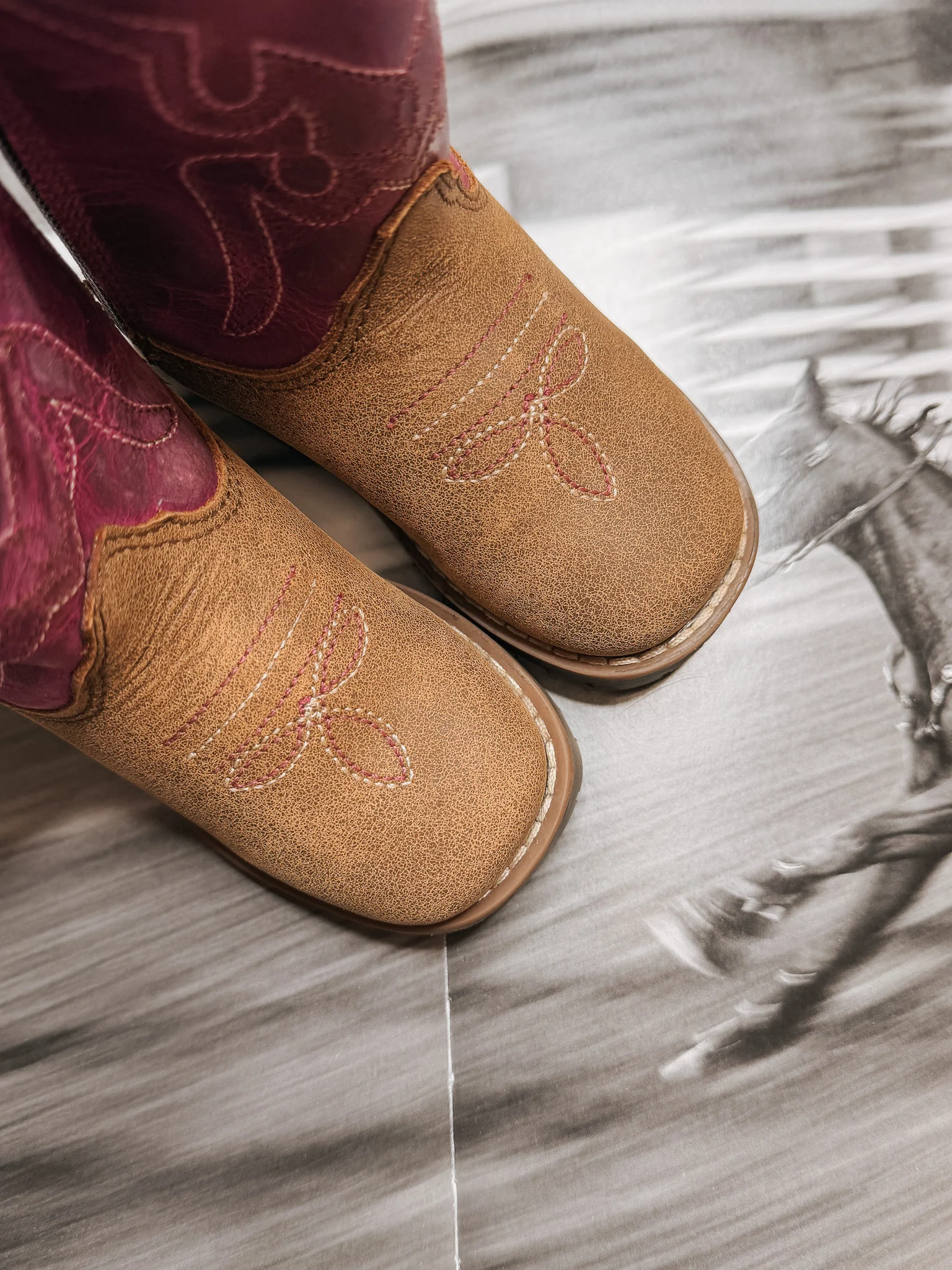 Toddler Smoky Mountain Vintage Brown and Pink Boot - Image 7