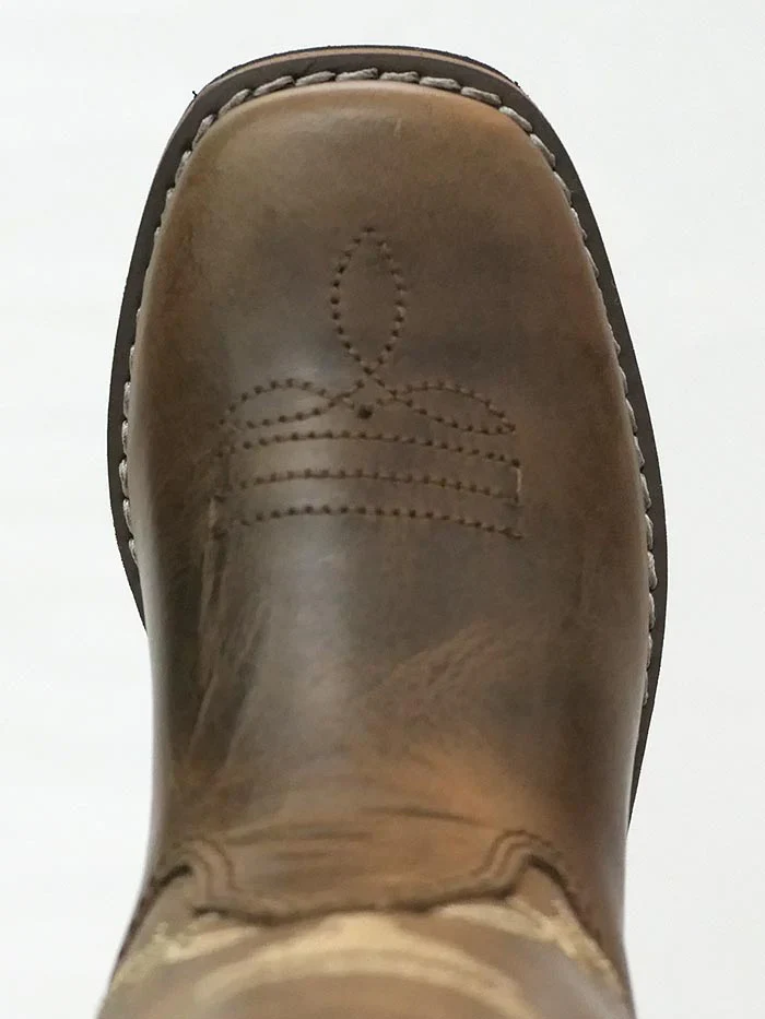 TODDLER SMOKY MOUNTAIN LOGAN SQUARE TOE BROWN BOOTS - Image 11