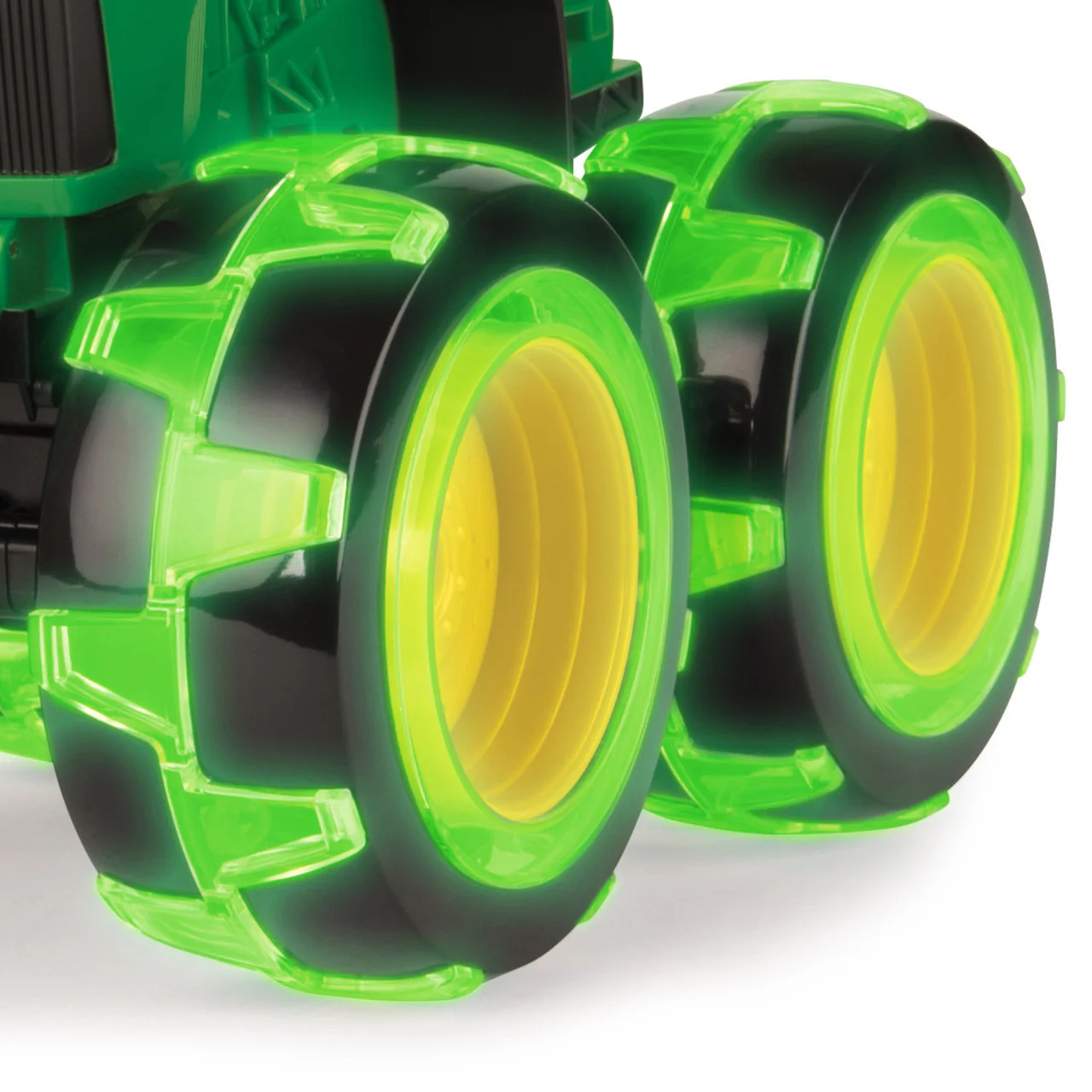 John Deere Monster Treads 8" Lightning Wheels Tractor - Image 3