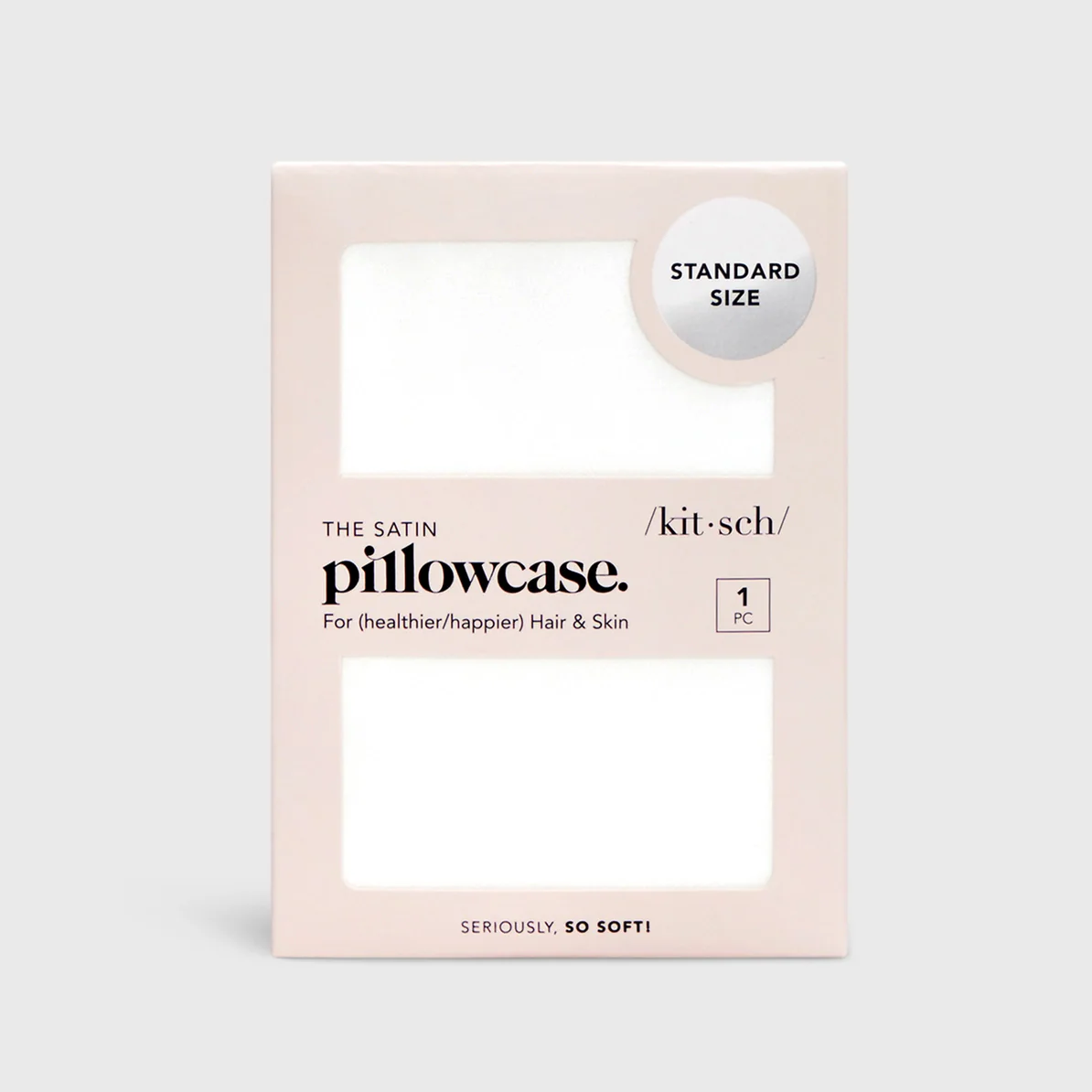 Kitsch Satin Pillowcase - Ivory - Image 3