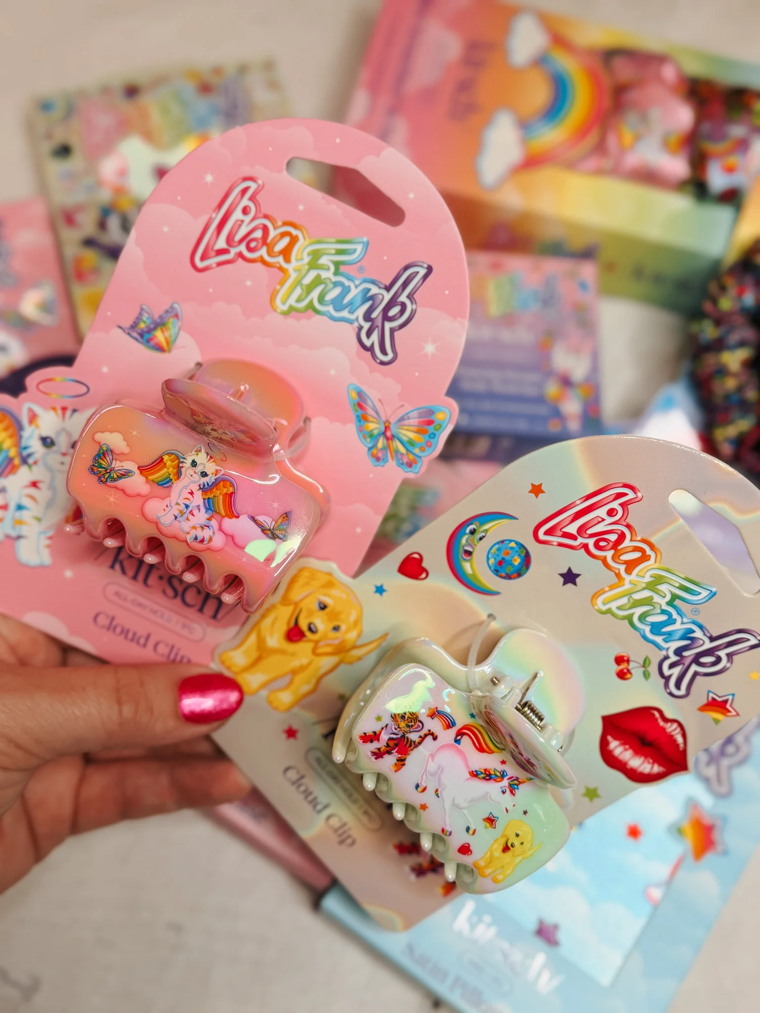 Lisa Frank X Kitsch Cloud Clip in Markie™ - Image 8