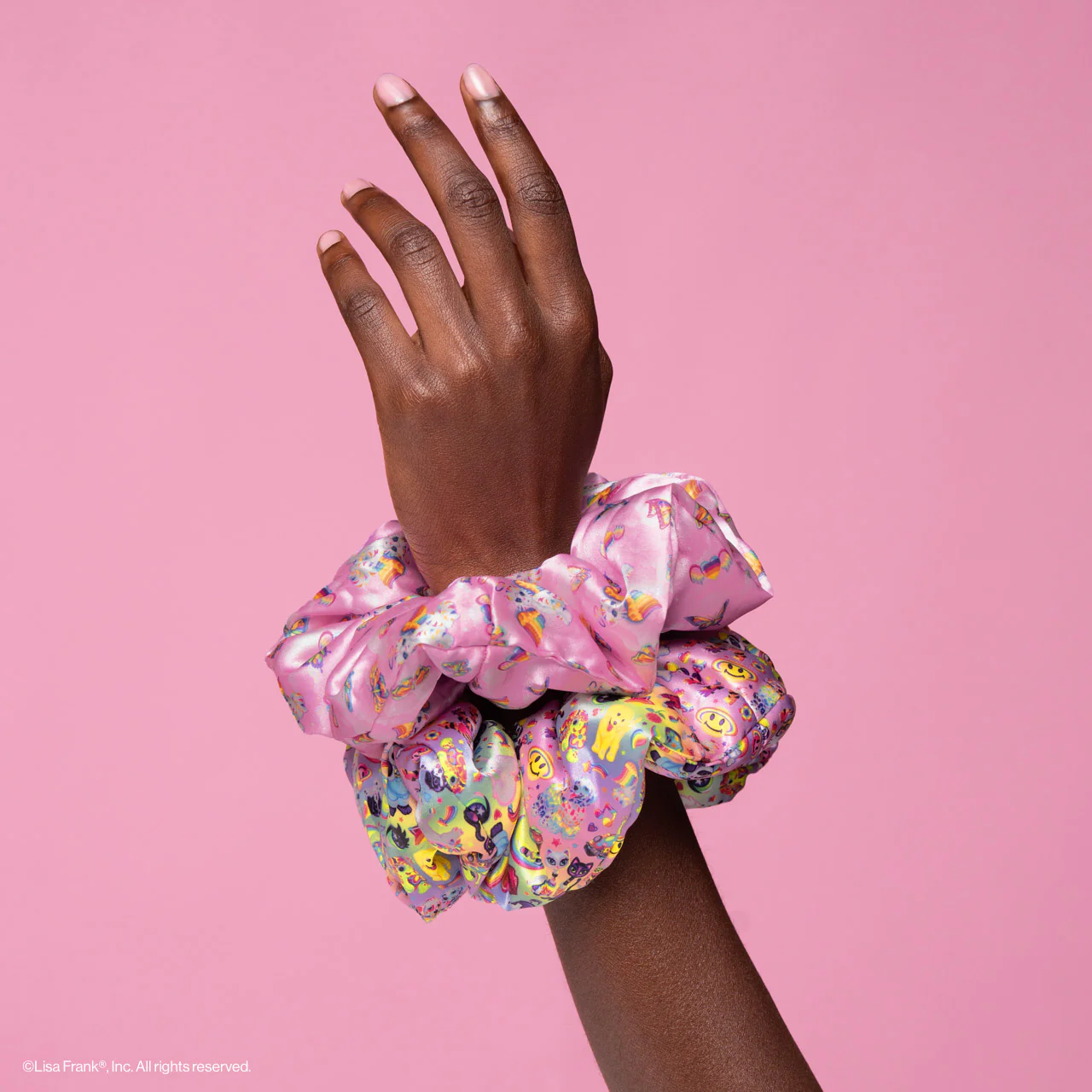Lisa Frank X Kitsch Pillow Scrunchies® in Satin - the Fantastic World of Lisa Frank - Image 3
