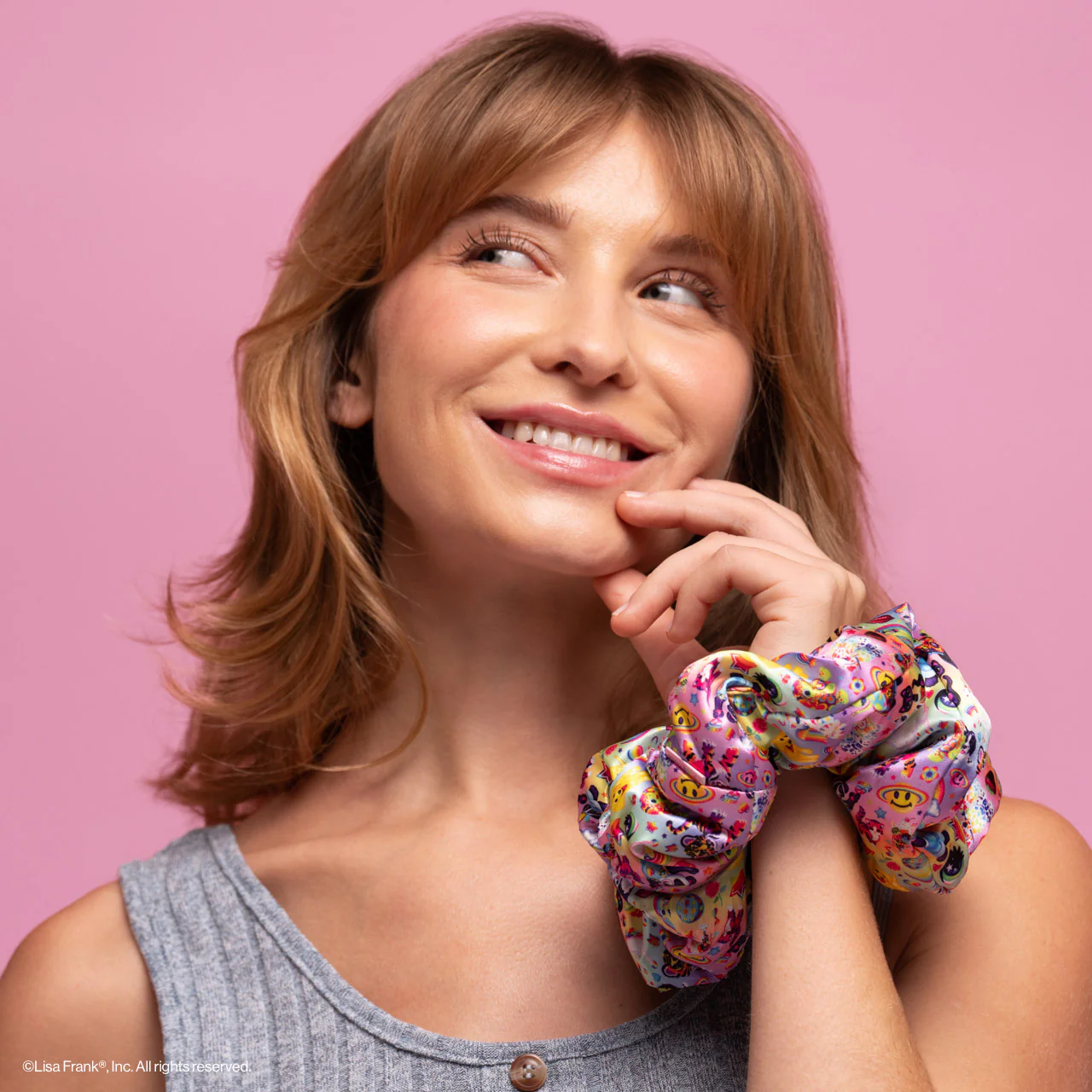 Lisa Frank X Kitsch Pillow Scrunchies® in Satin - the Fantastic World of Lisa Frank - Image 6