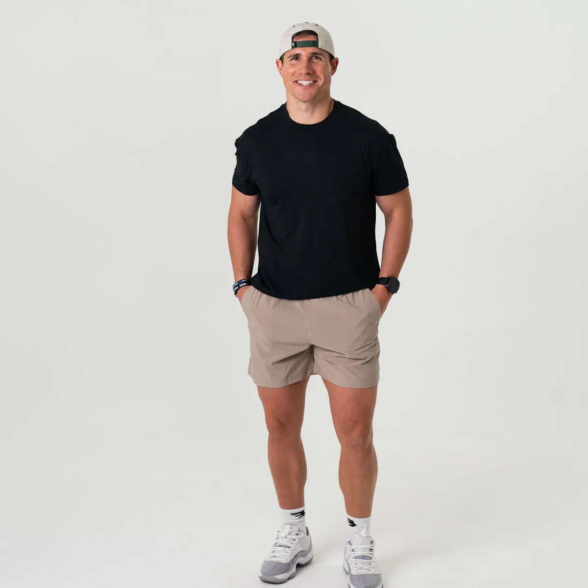 Men's Burlebo 5.5" Everyday Short - Cobblestone Khaki - Duck Hunt Pocket - Image 4