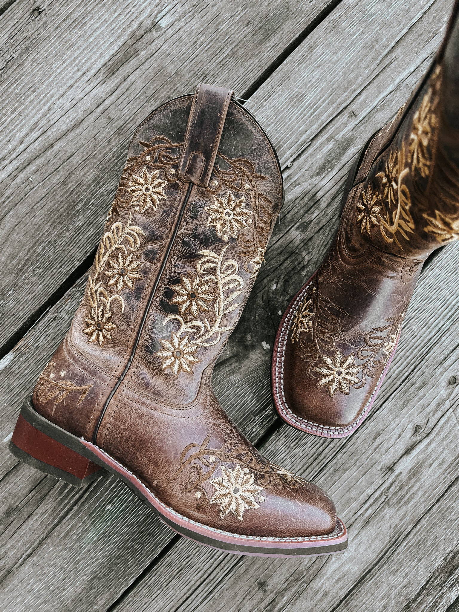 Women's Laredo by Dan Post Secret Garden Floral Embroidered Western Boot - Image 10