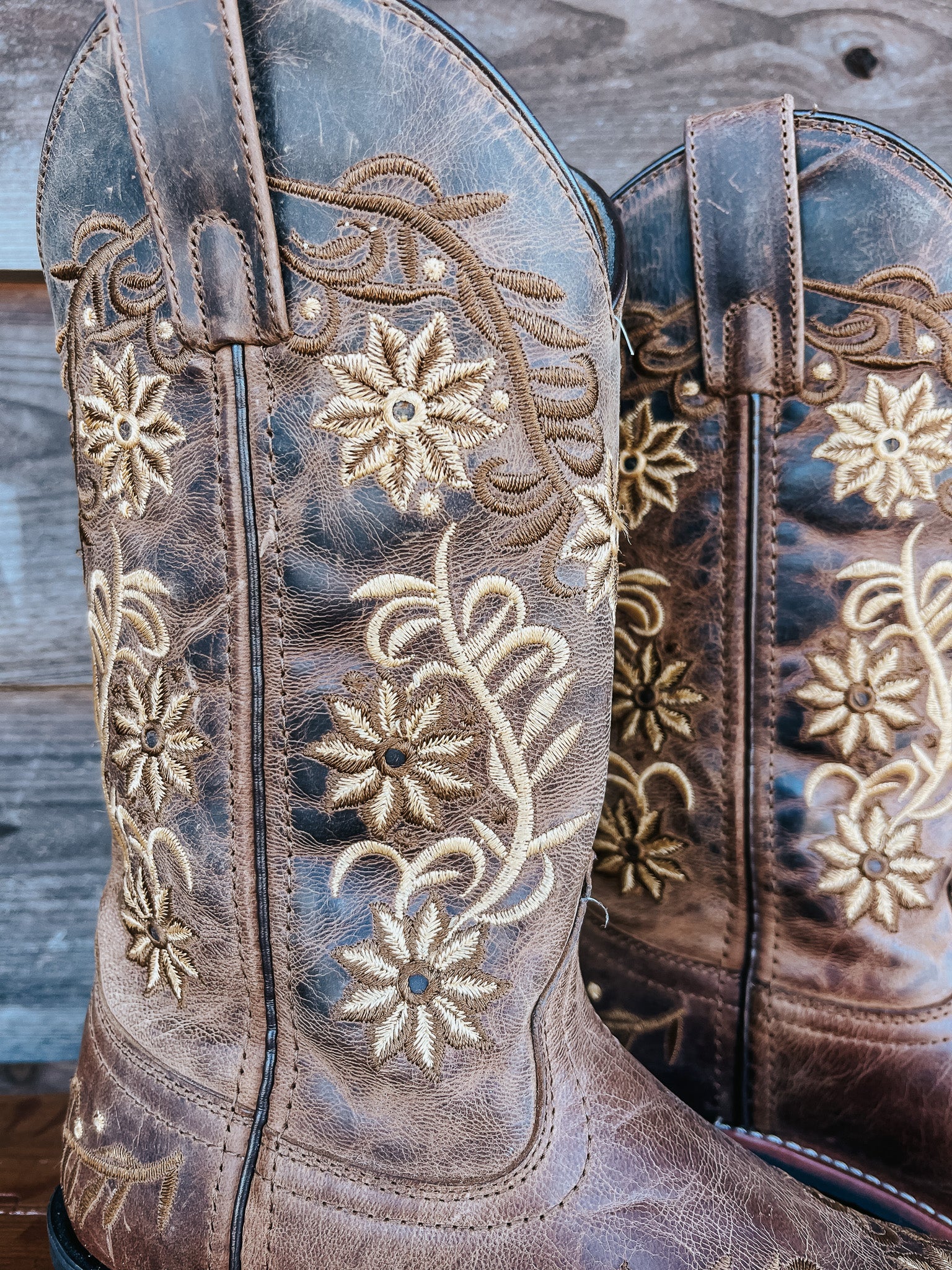 Women's Laredo by Dan Post Secret Garden Floral Embroidered Western Boot - Image 9