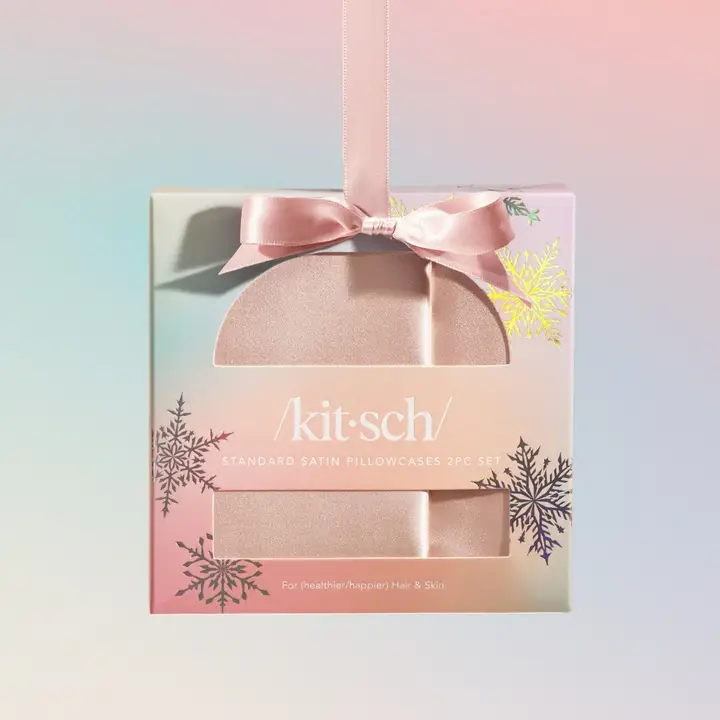 Kitsch Holiday Standard Pillowcase 2pc - Blush - Image 3