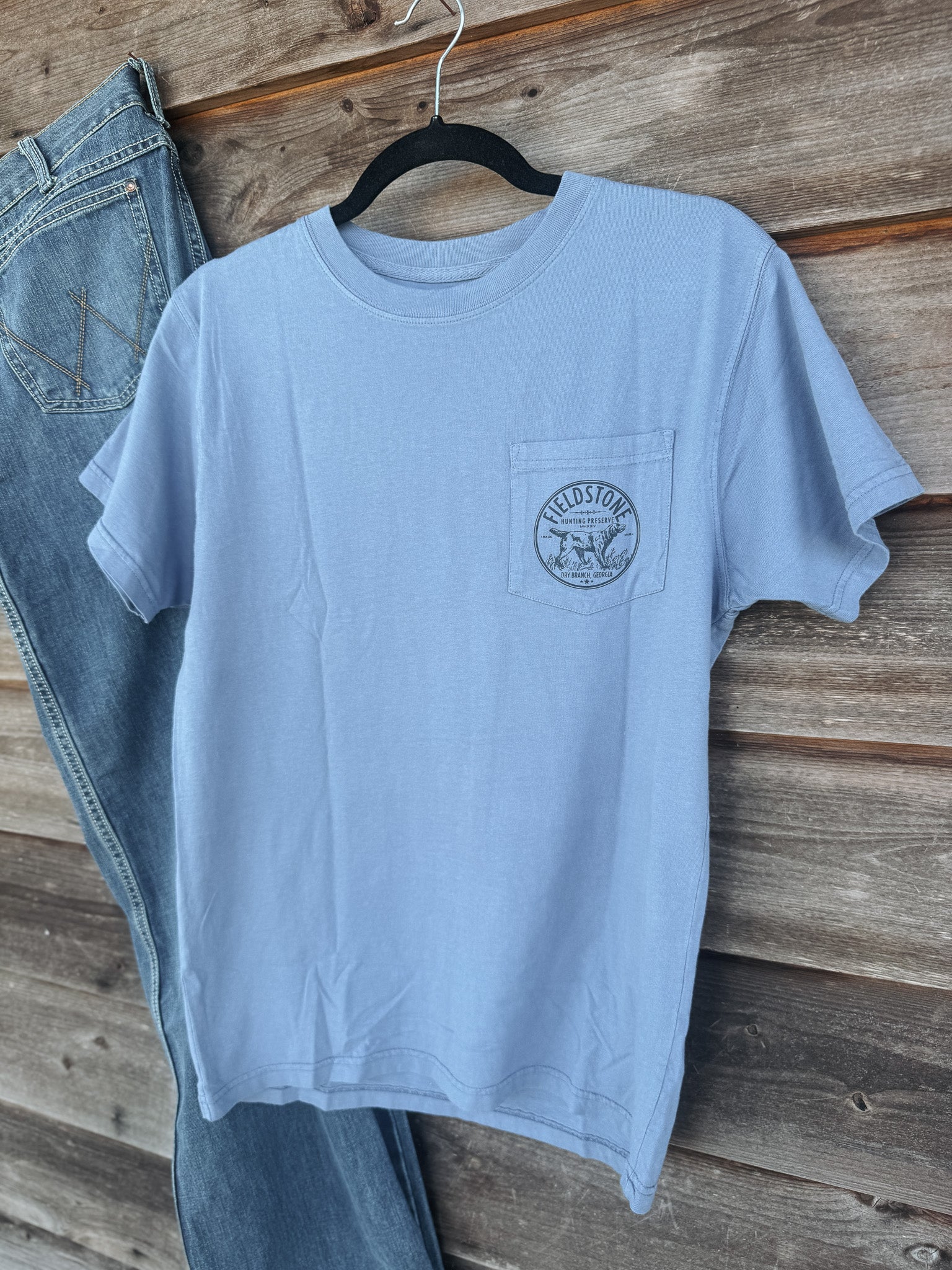 Fieldstone Decoy Pup T-Shirt in Saltwater - Image 2