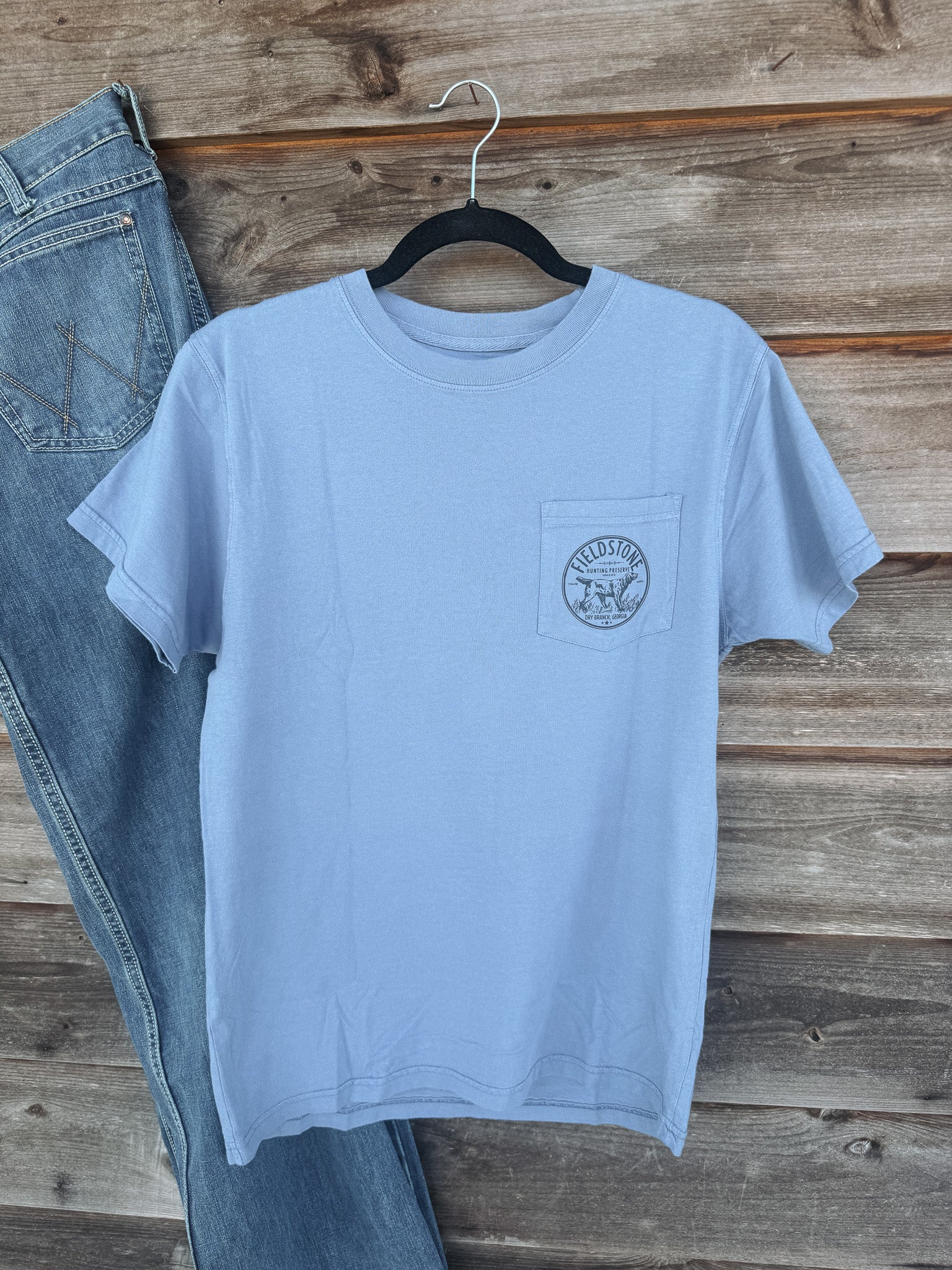 Fieldstone Decoy Pup T-Shirt in Saltwater - Image 5