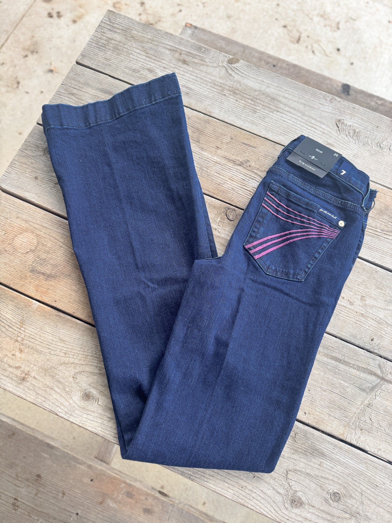 7 For All Mankind Slim Illusion Dojo Classical Jeans - Image 11