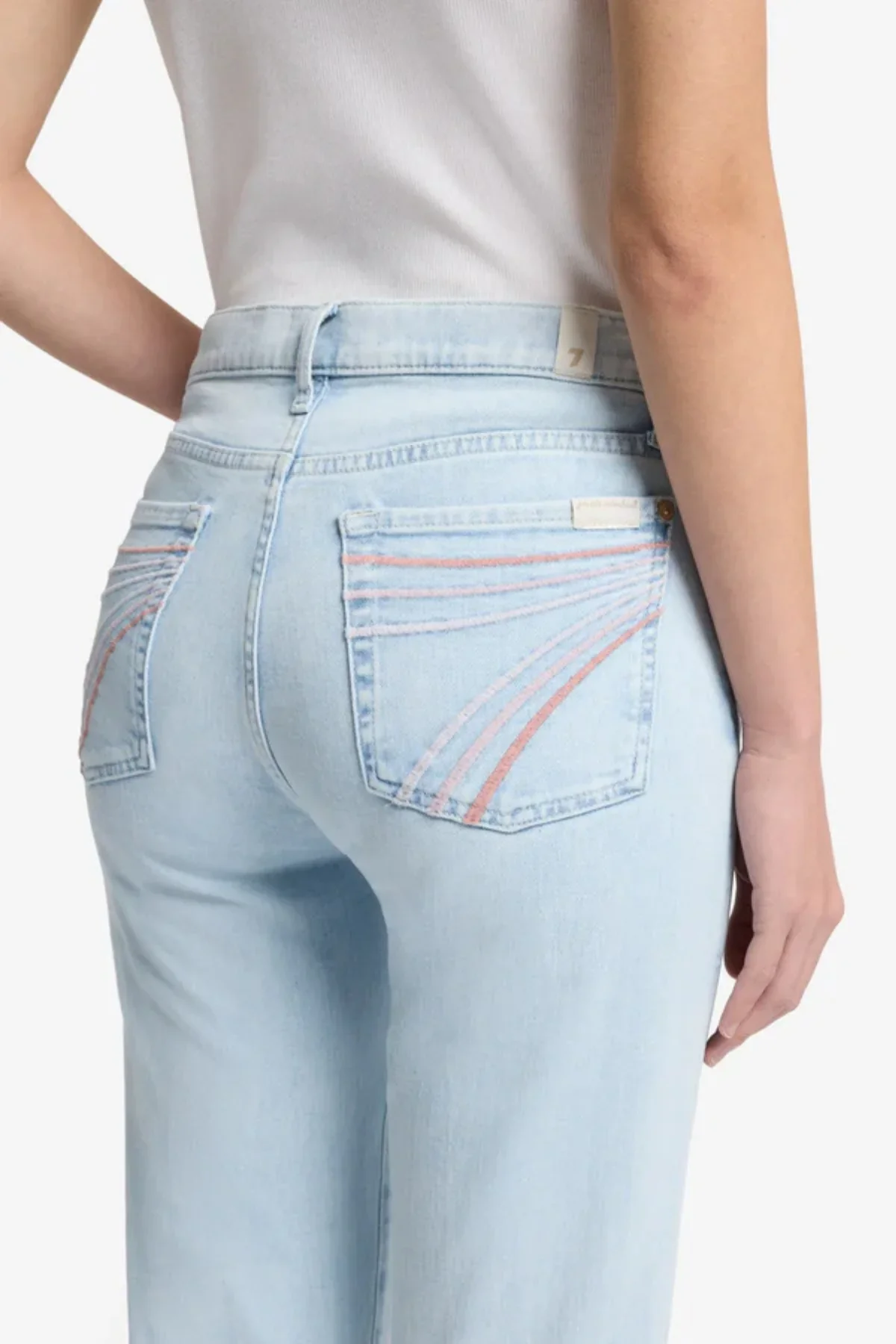 7 For All Mankind Tailorless Left Hand Dojo Wide Leg Jean - Image 10