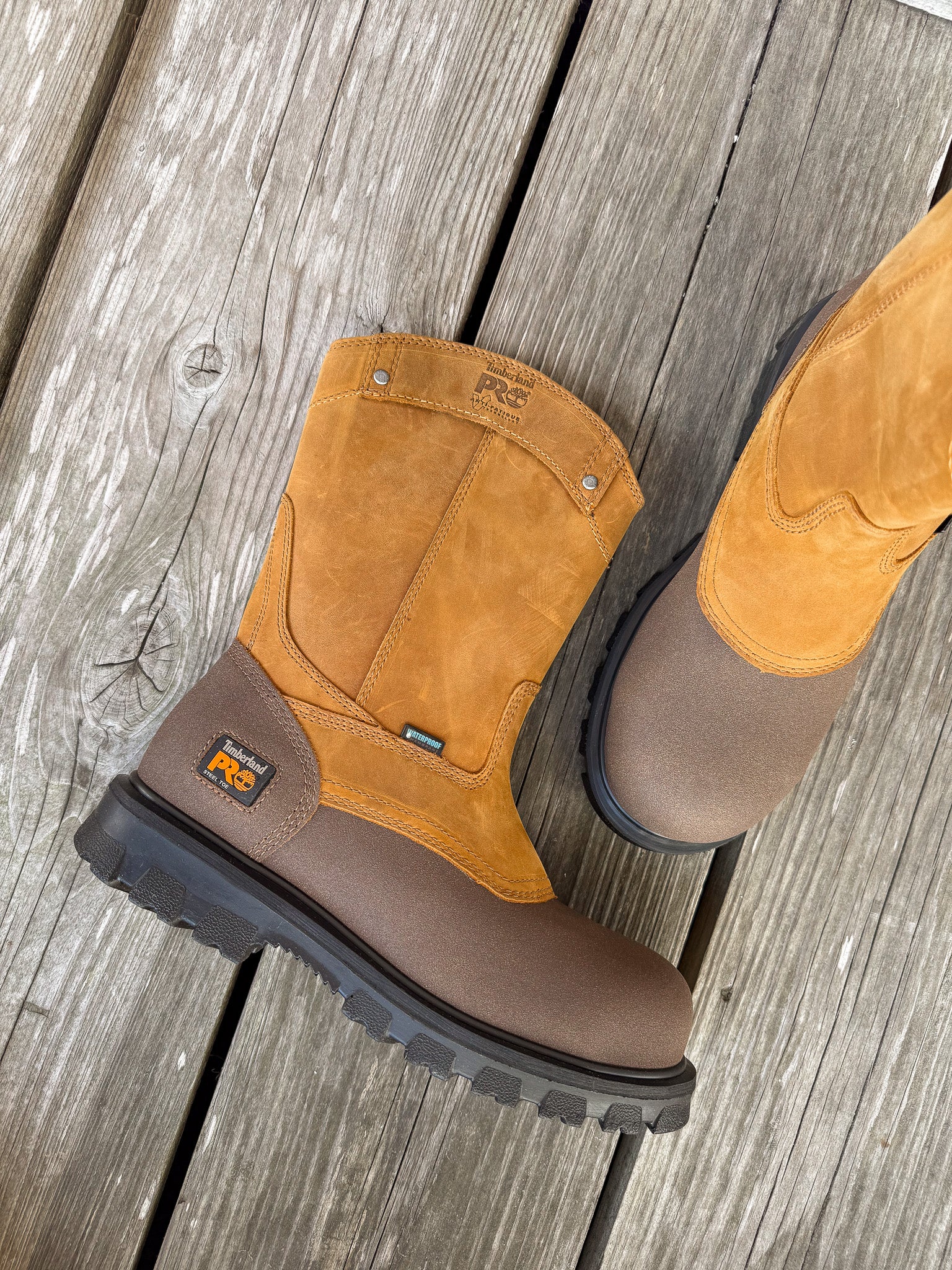Men's Timberland Pro Rigmaster Waterproof Steel Toe Wellington Boots - Image 5