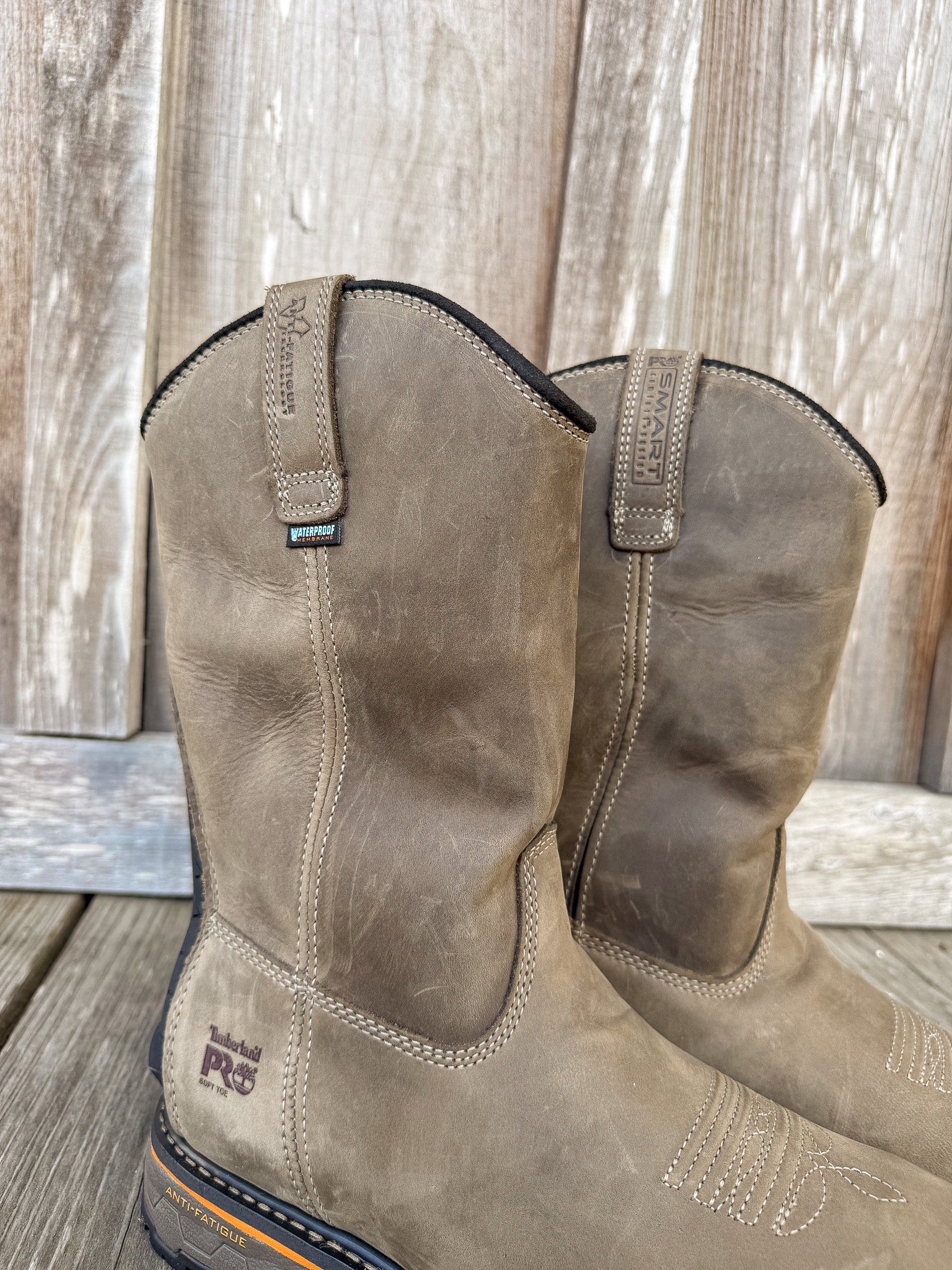 Men's Timberland Pro True Grit Waterproof Wellington Work Boot - Image 3