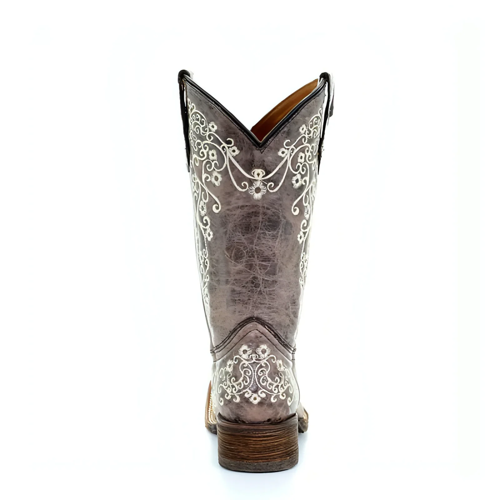 Youth Corral Embroidered Square Toe Western Boot - Image 6