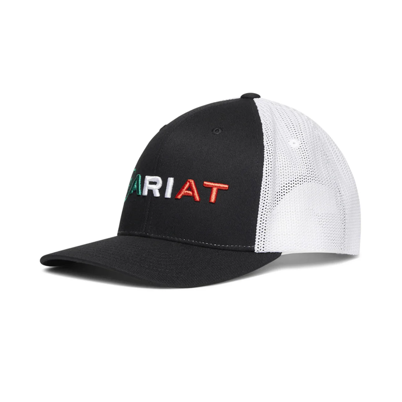 ARIAT MEN'S MEXICAN FLAG BLACK BALL CAP - Image 3