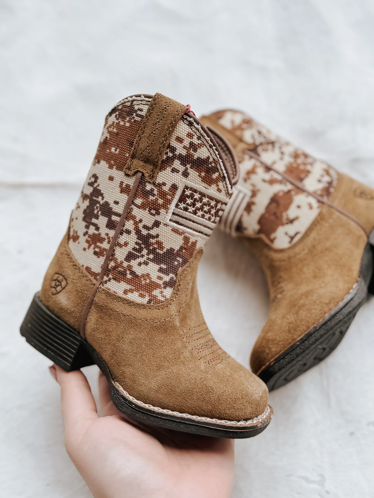 Ariat Toddler Patriot Leather Western Boots - Image 12
