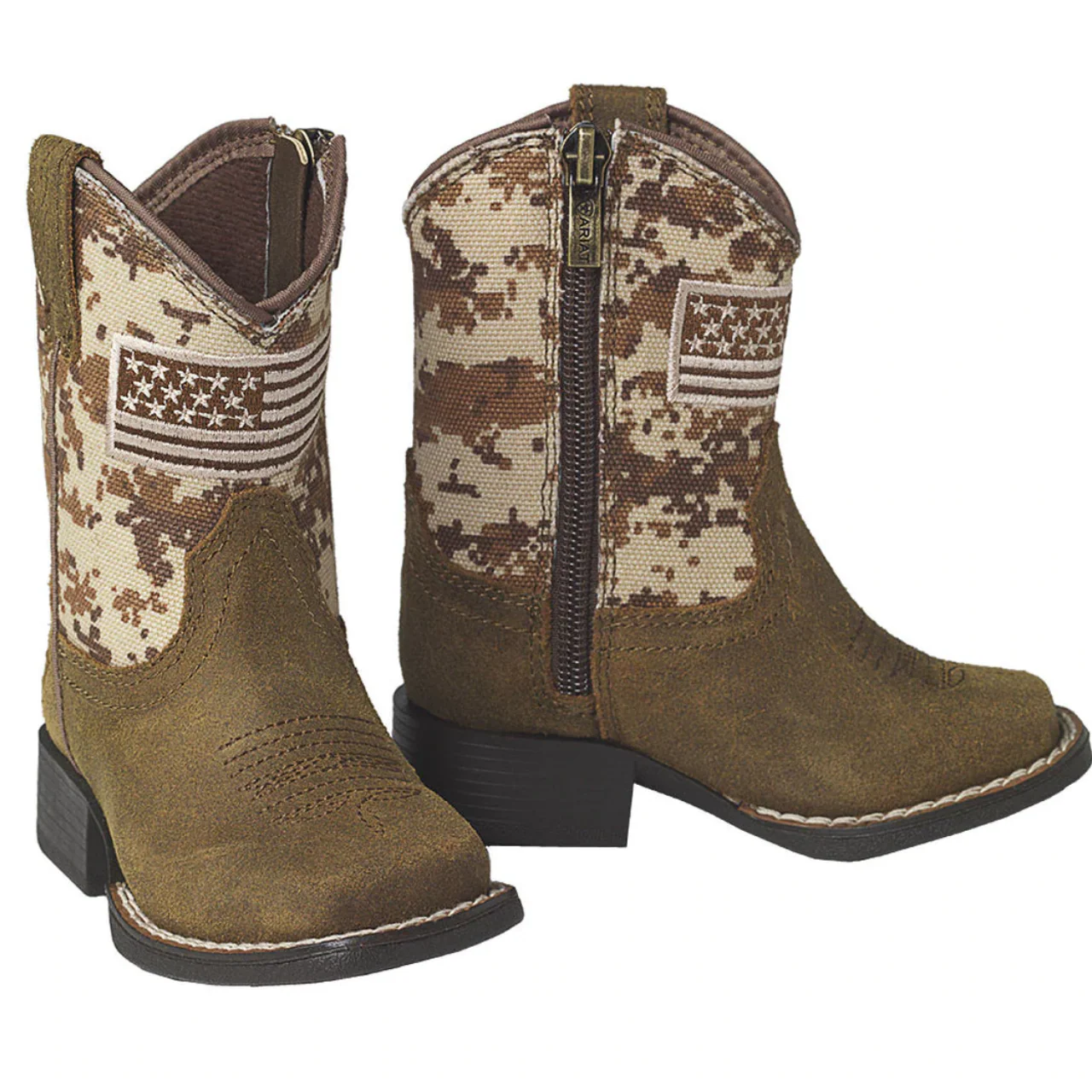 Ariat Toddler Patriot Leather Western Boots - Image 7