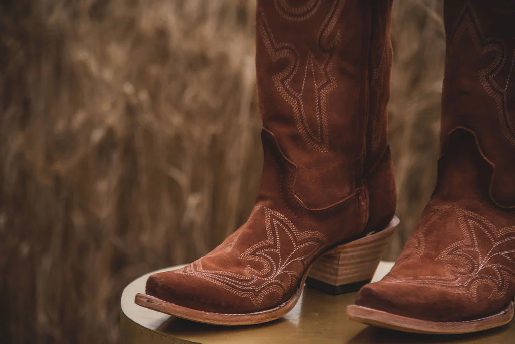 Women's Corral Shedron Suede Tall Boots - Image 7