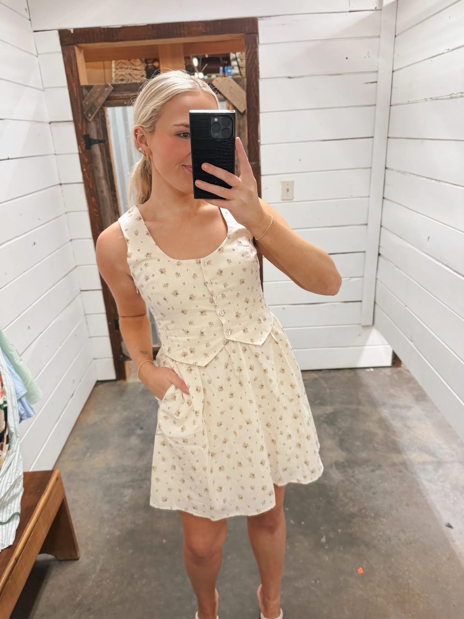 Stop & Stare Floral Vest Mini Dress - Image 5