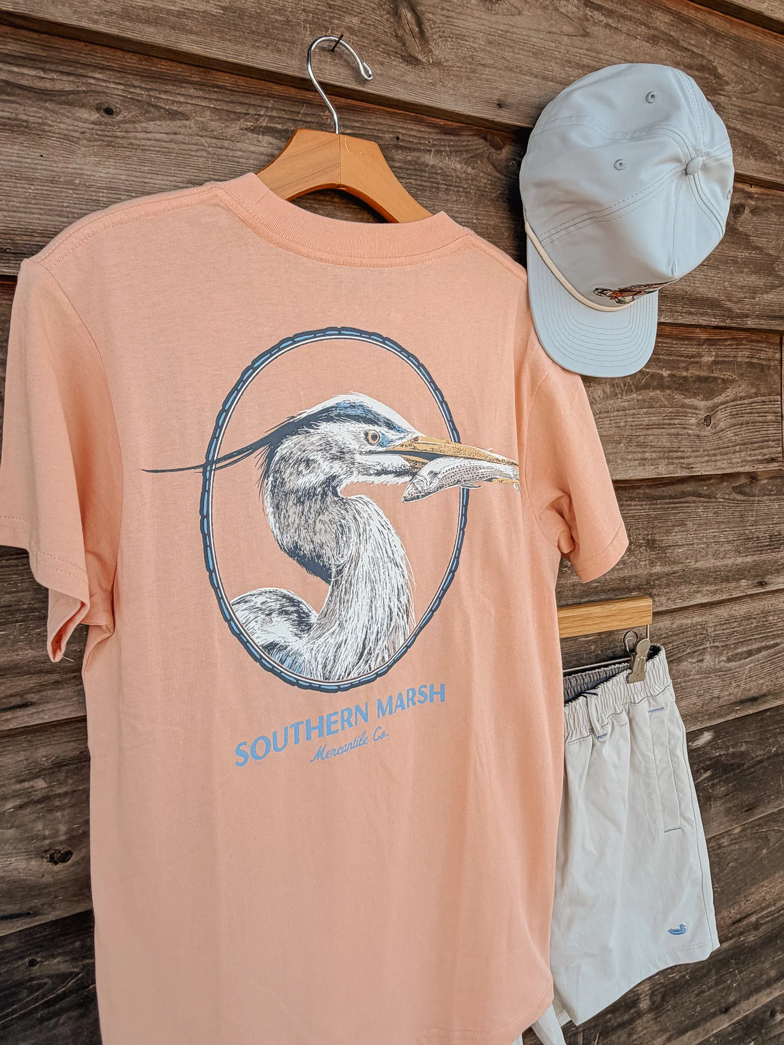 Southern Marsh Dinner Circle T-Shirt in Terracotta - Image 2