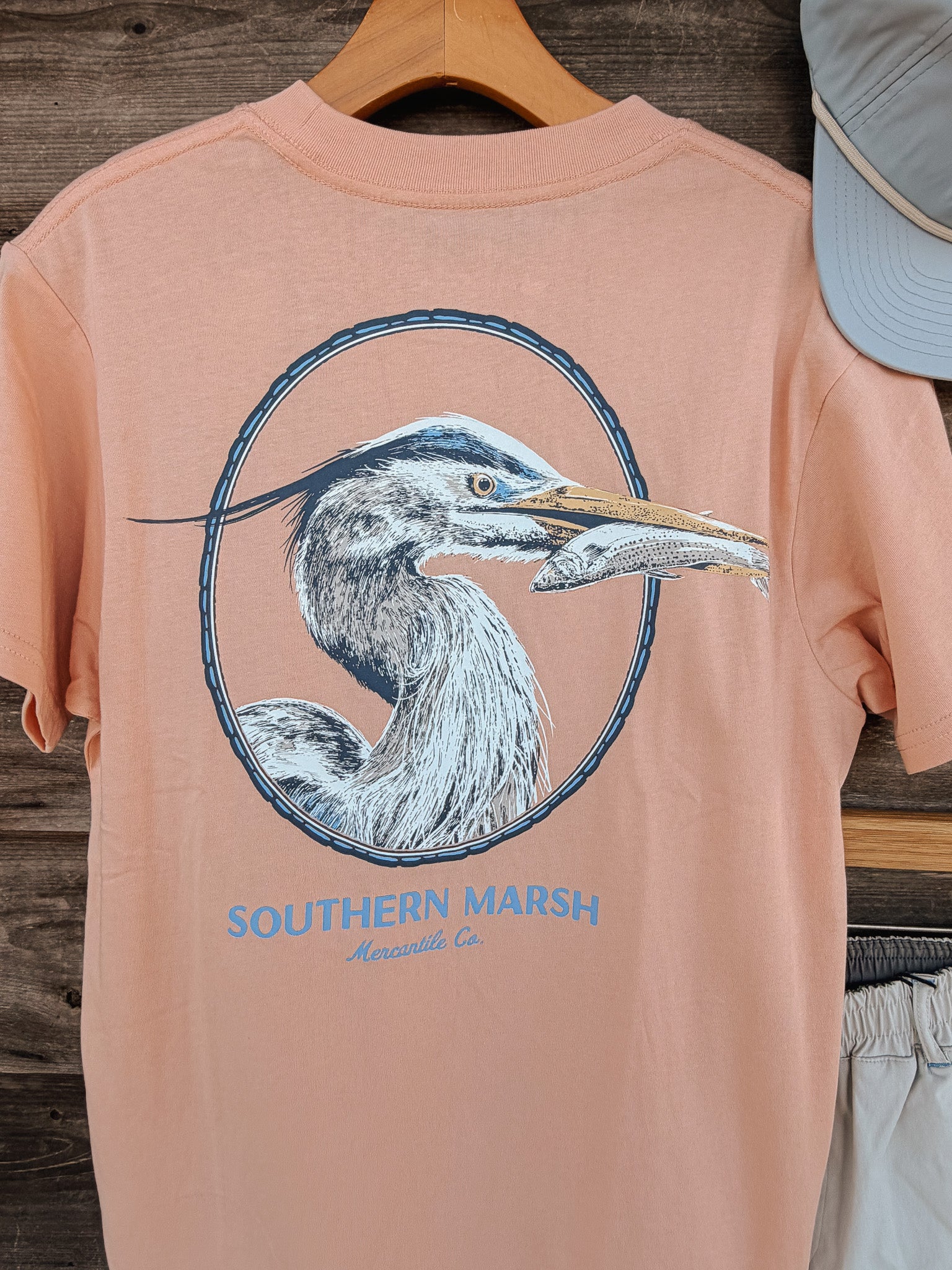 Southern Marsh Dinner Circle T-Shirt in Terracotta - Image 5