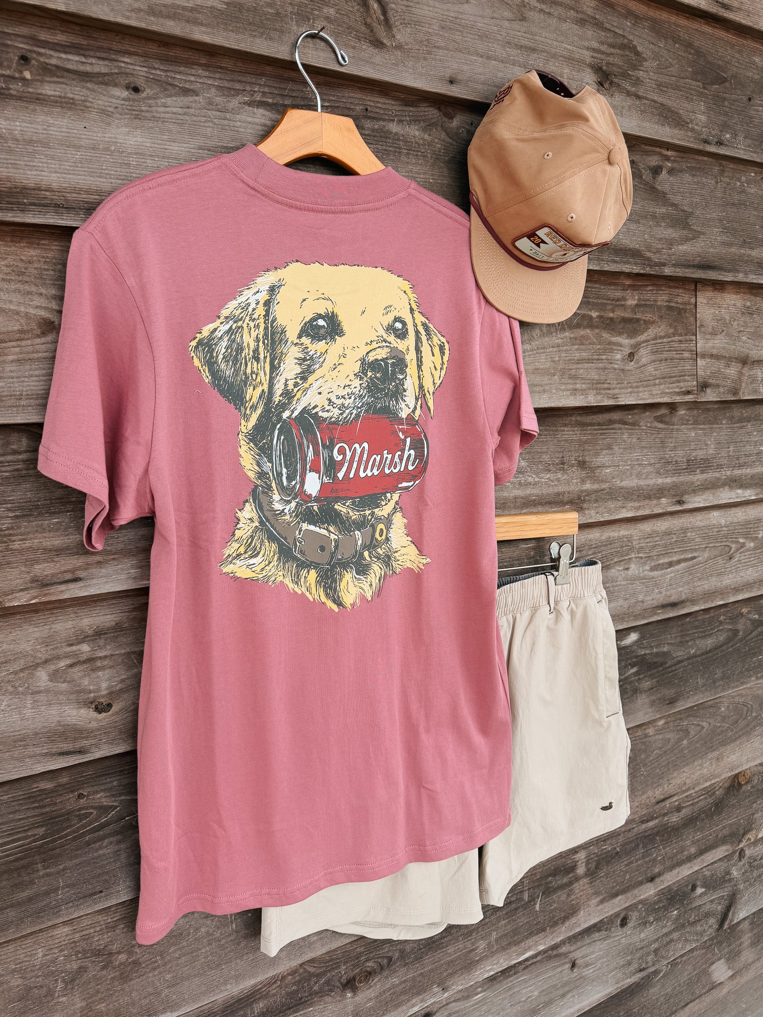 Southern Marsh Lab Sips T-Shirt in Mulberry - Image 2