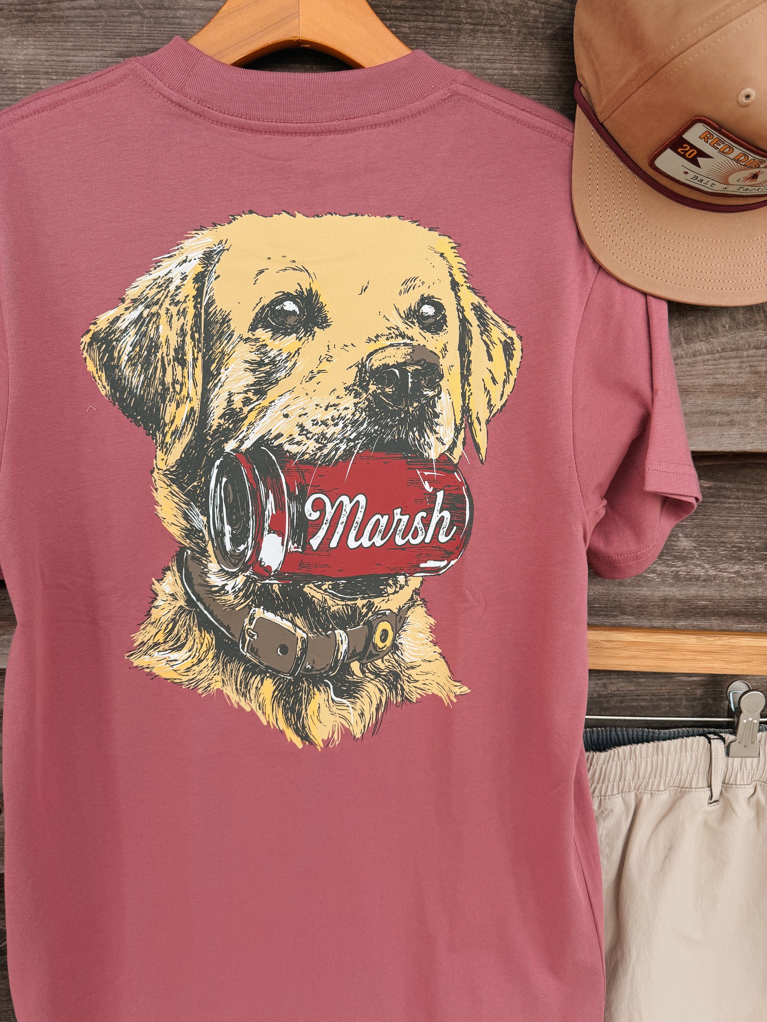 Southern Marsh Lab Sips T-Shirt in Mulberry - Image 3