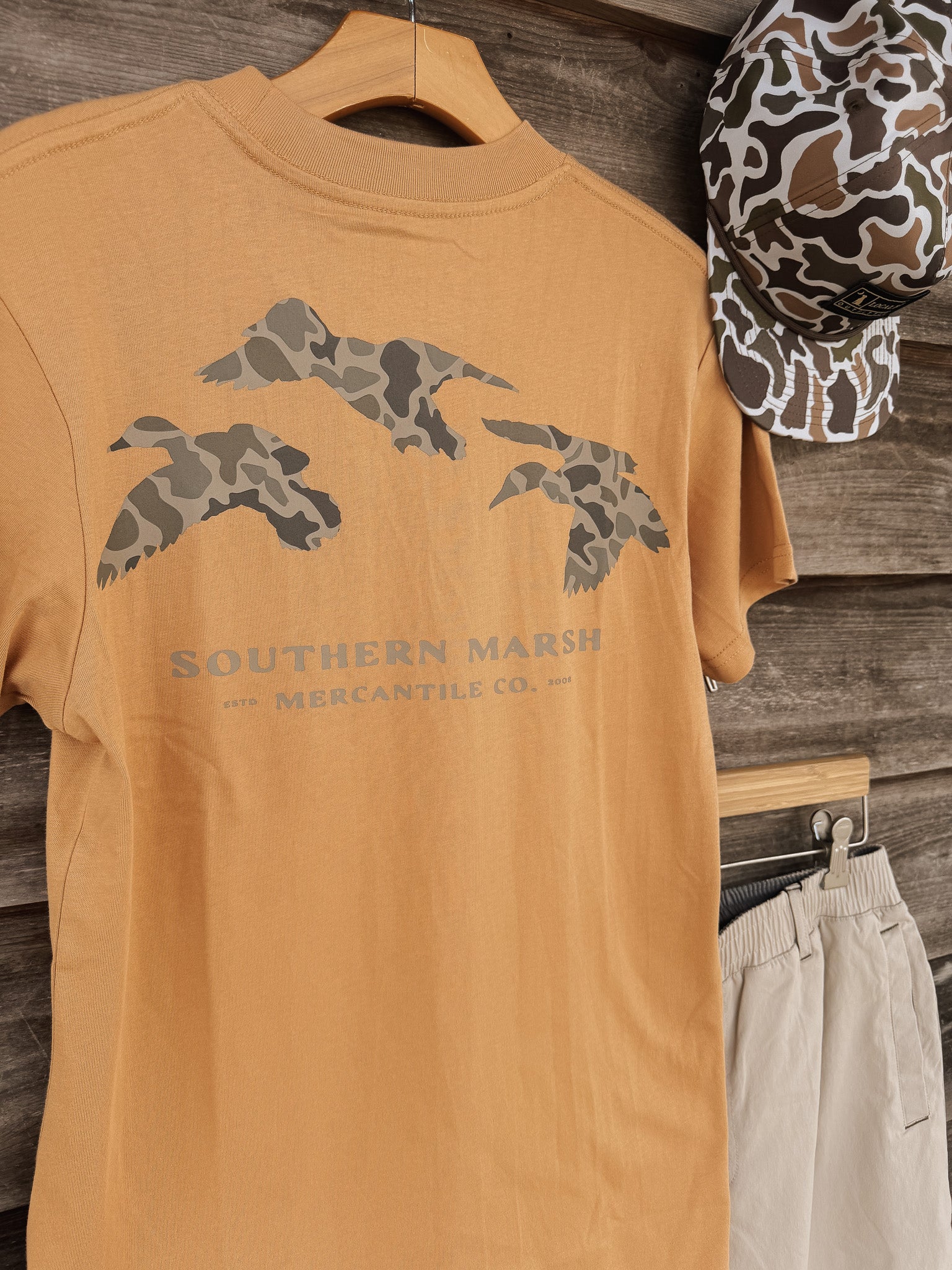 Southern Marsh Originals  Camo  Flying Ducks T-Shirt - Image 4
