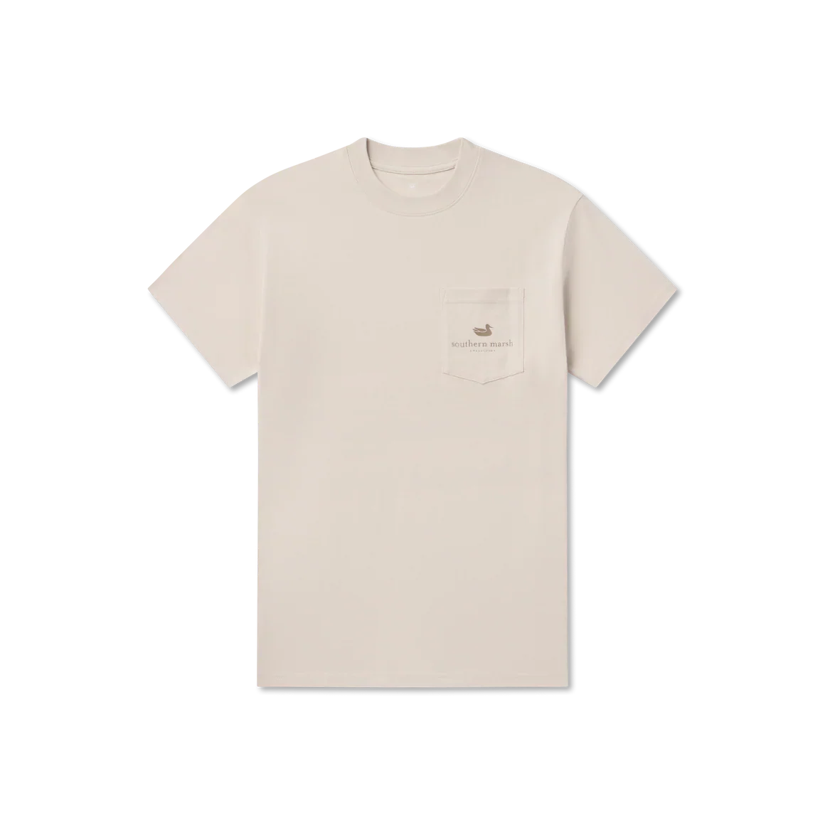 Southern Marsh Camo Bass T-Shirt in Ash Gray - Image 3