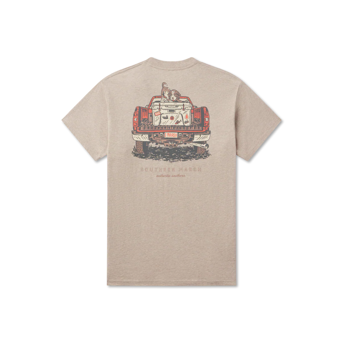 Southern Marsh Loaded up Pup T-Shirt in Taupe - Image 6