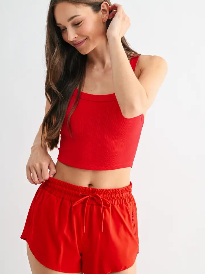 Off Limits Tank in Ruby Red - Image 7