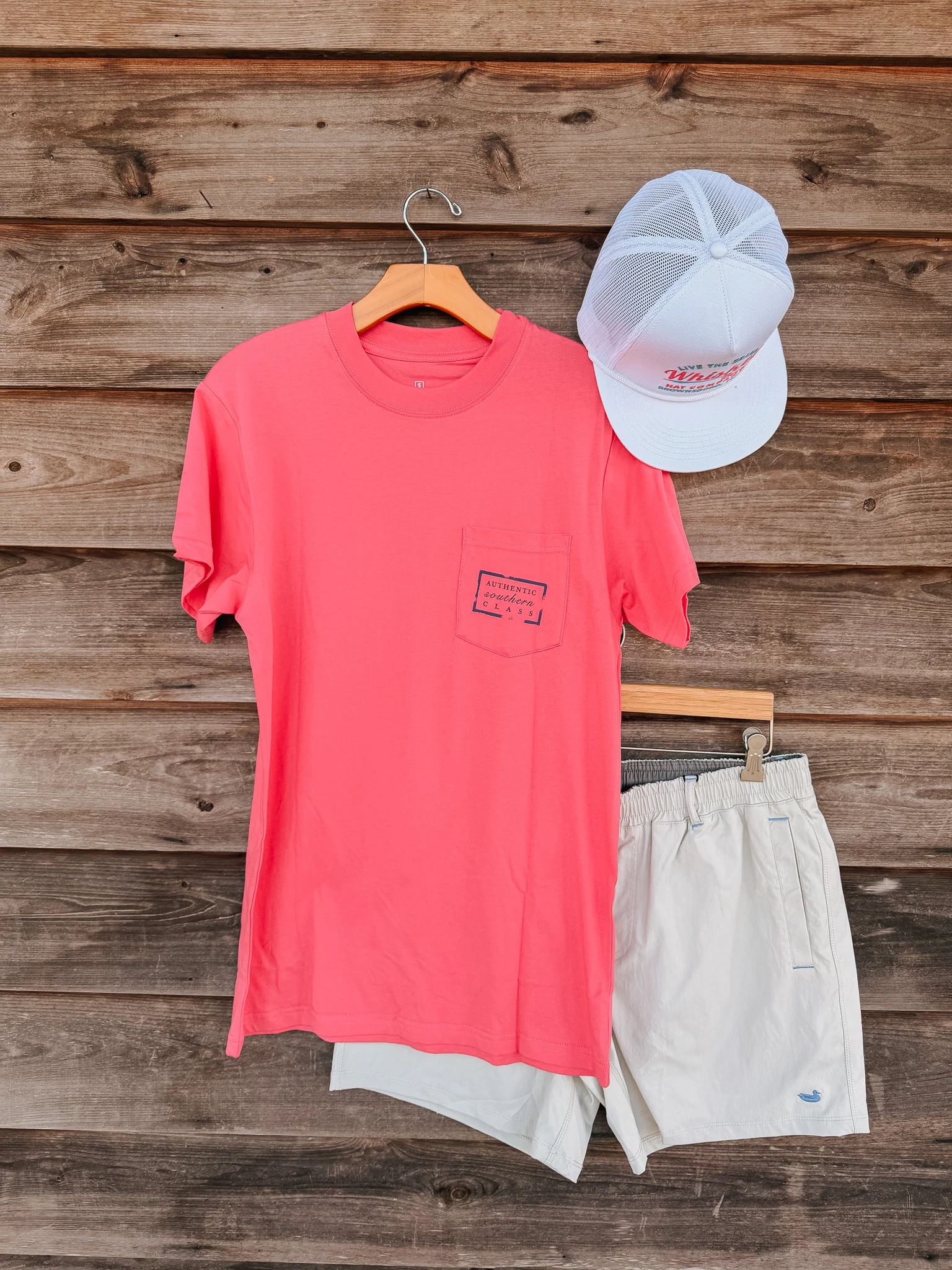 Southern Marsh Authentic Vibrant T-Shirt in Hibiscus - Image 4