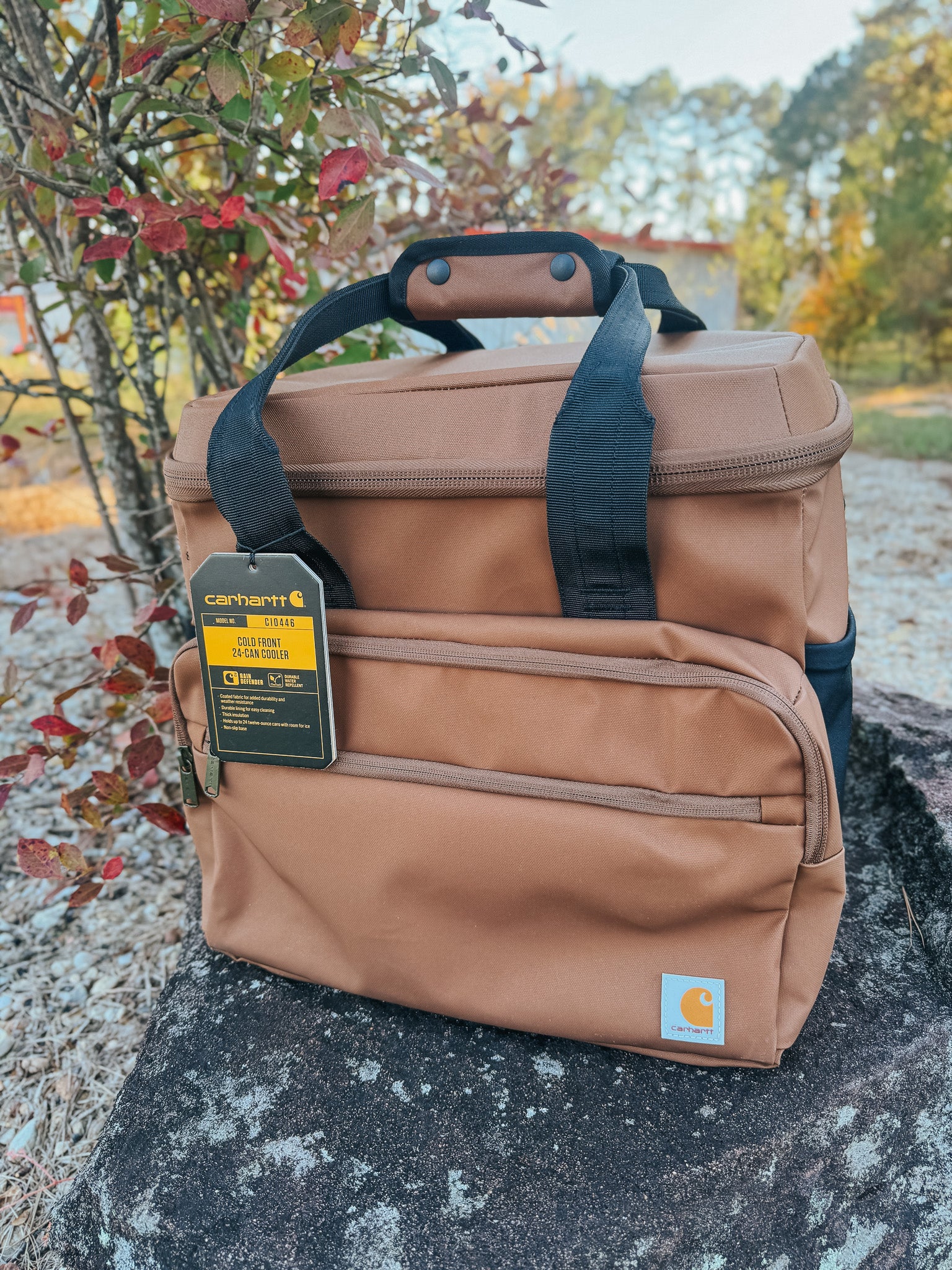 Carhartt Cold Front 24 Can Cooler in Brown - Image 11