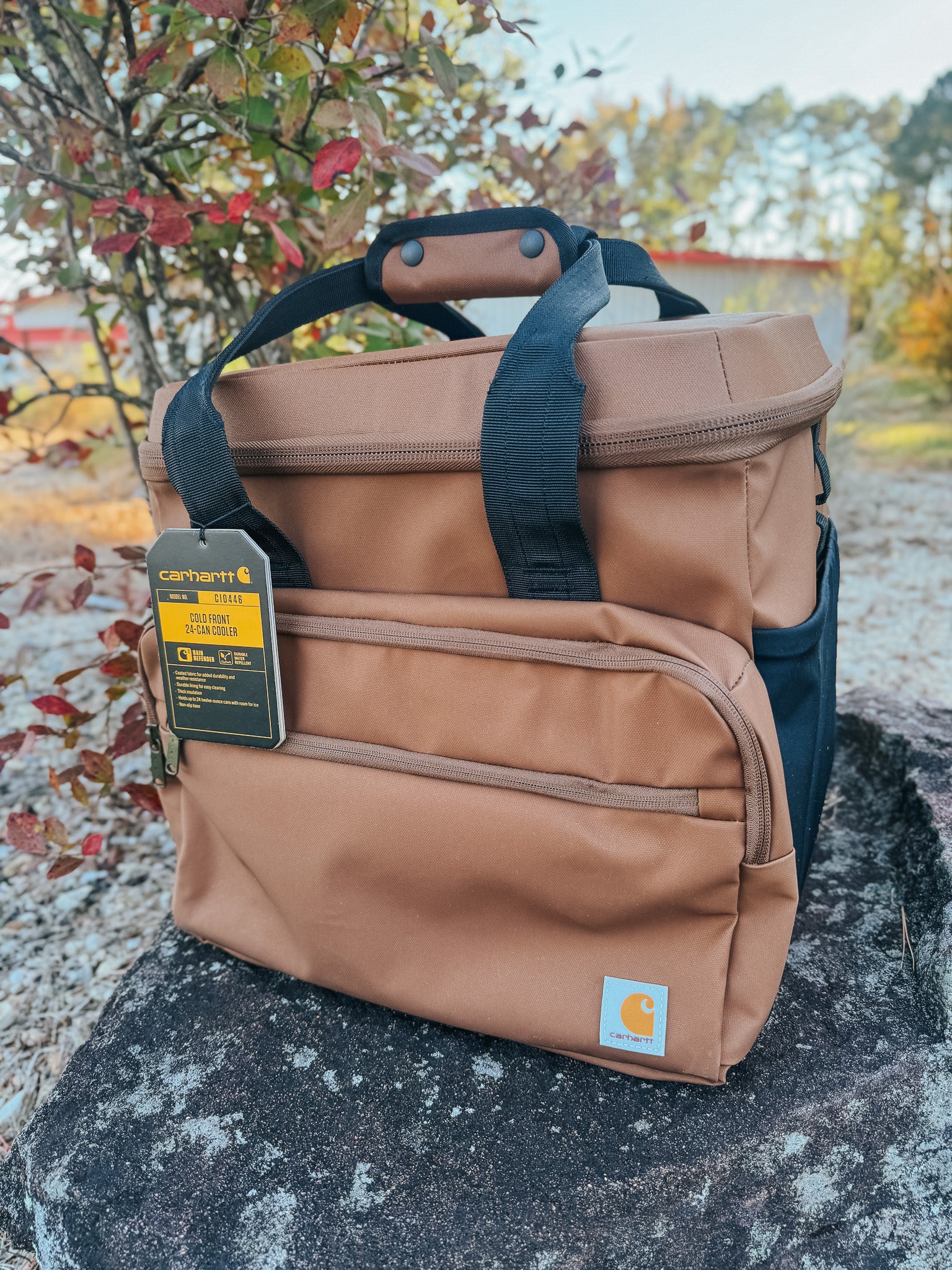 Carhartt Cold Front 24 Can Cooler in Brown - Image 8