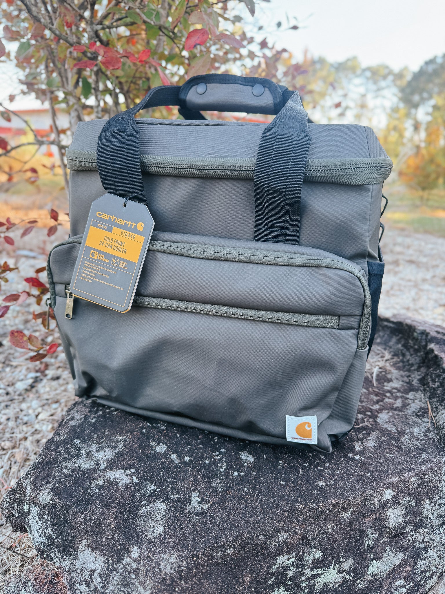 Carhartt Cold Front 24 Can Cooler in Olive - Image 12