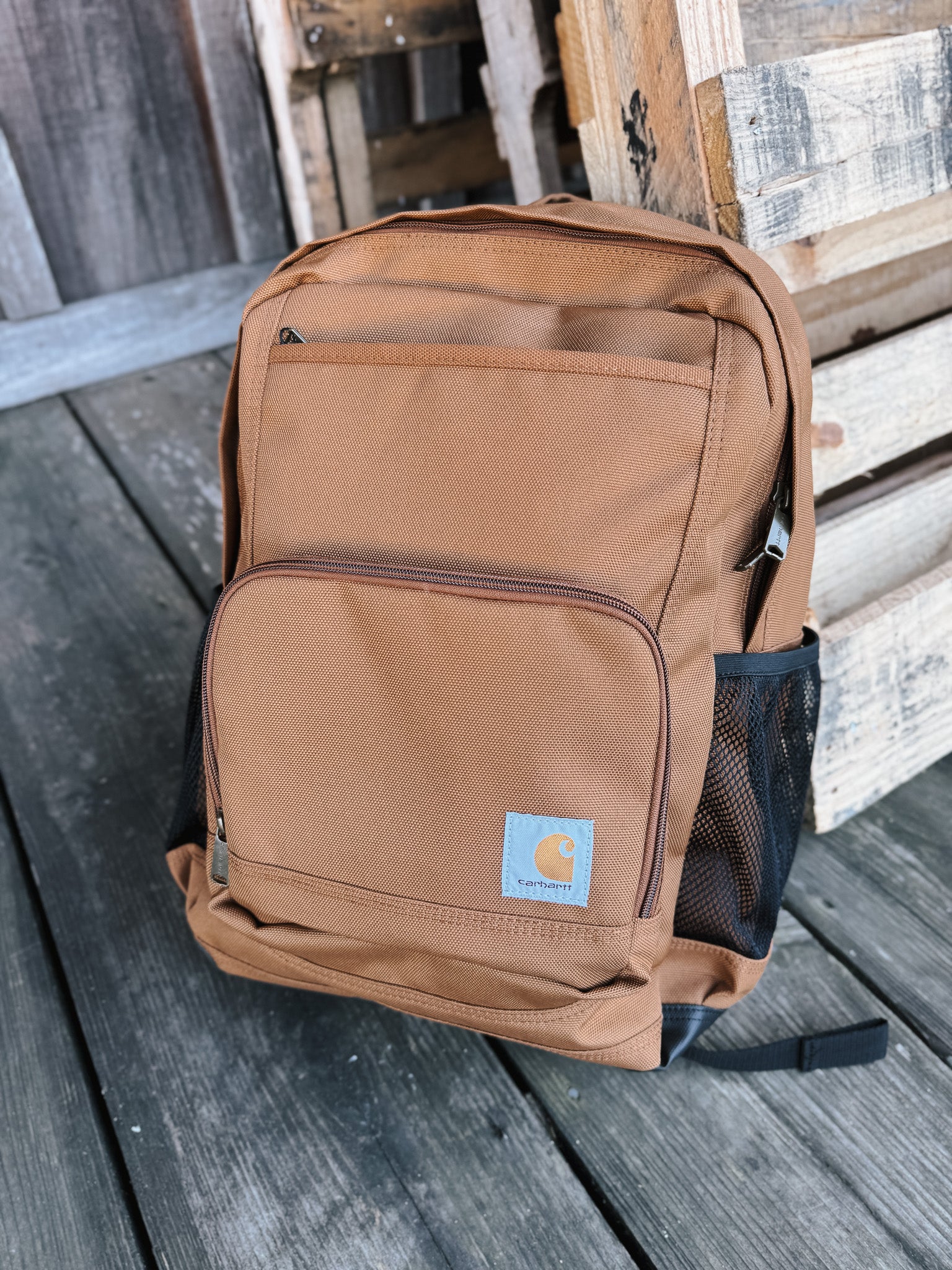 Carhartt 23L Single-Compartment Backpack in Brown - Image 2