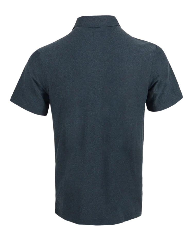 Banded Essential Polo in Oceanview - Image 3