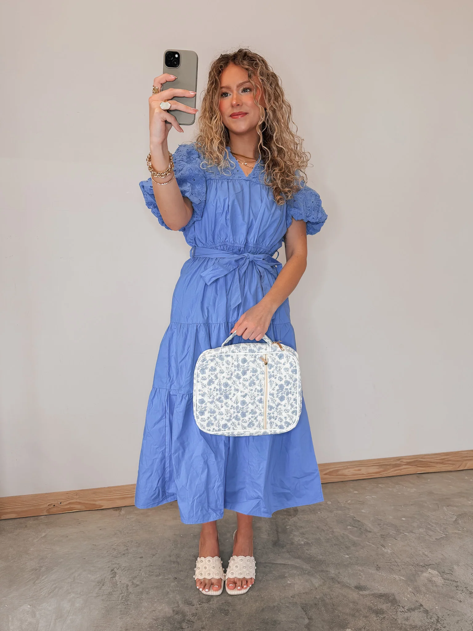 Everyday Darling Dress in Blue - Image 3