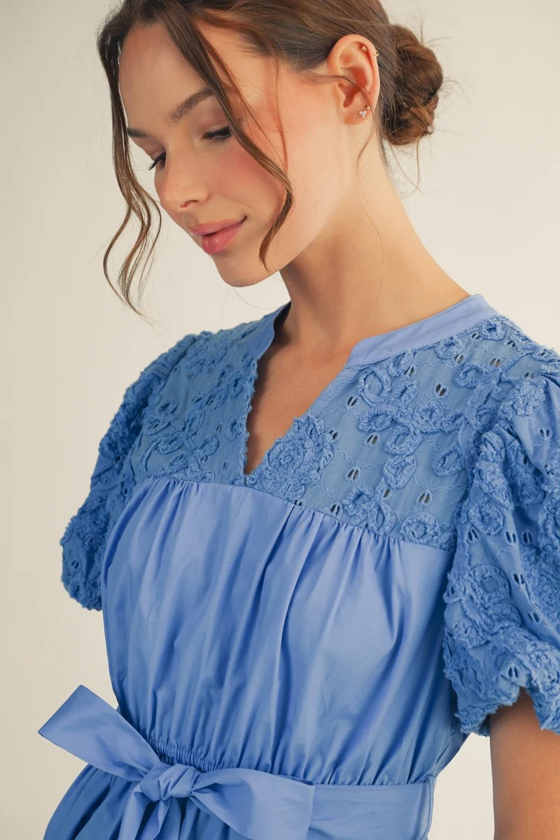 Everyday Darling Dress in Blue - Image 5