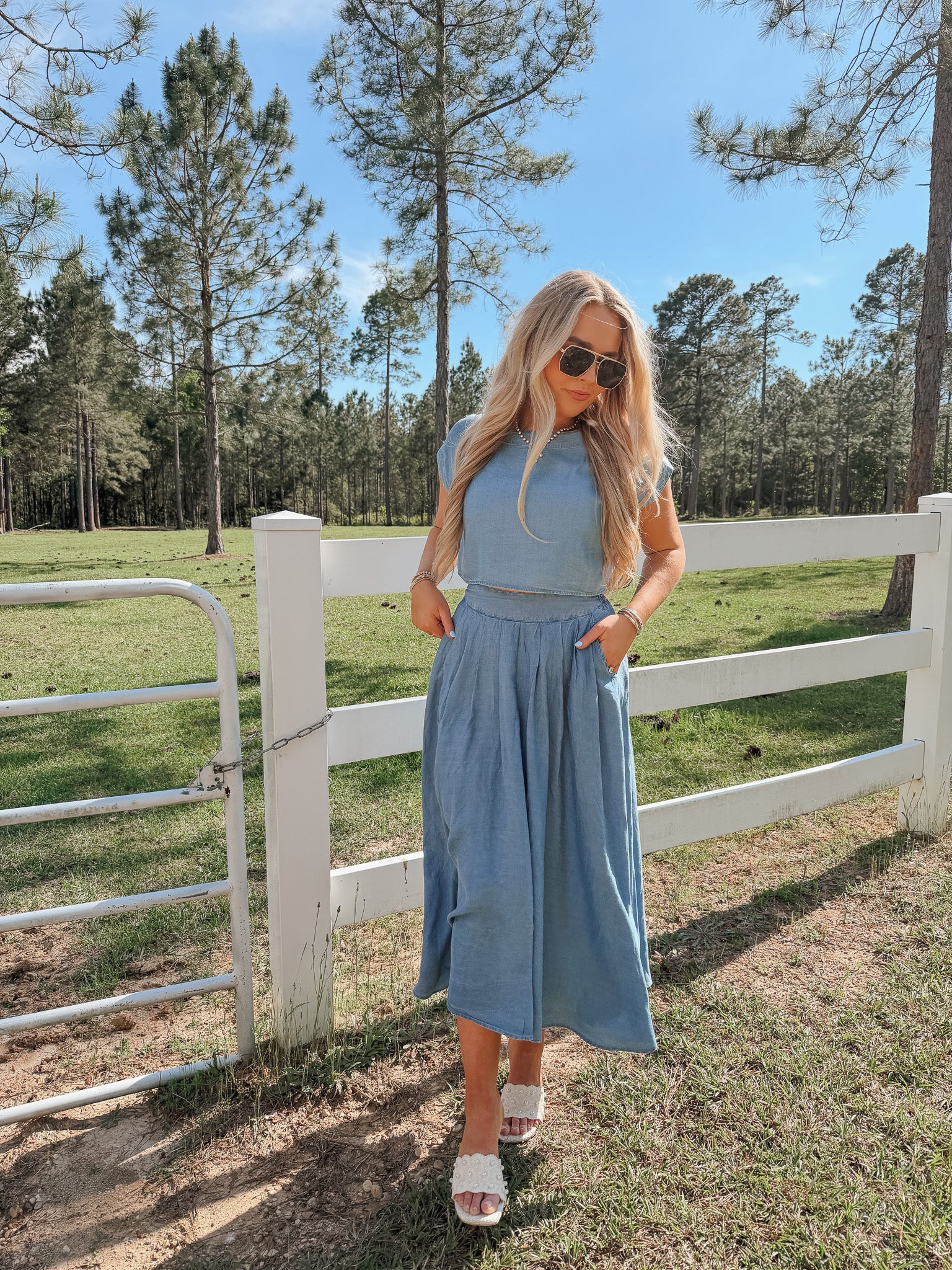 No Notes Needed Denim Set - Image 3