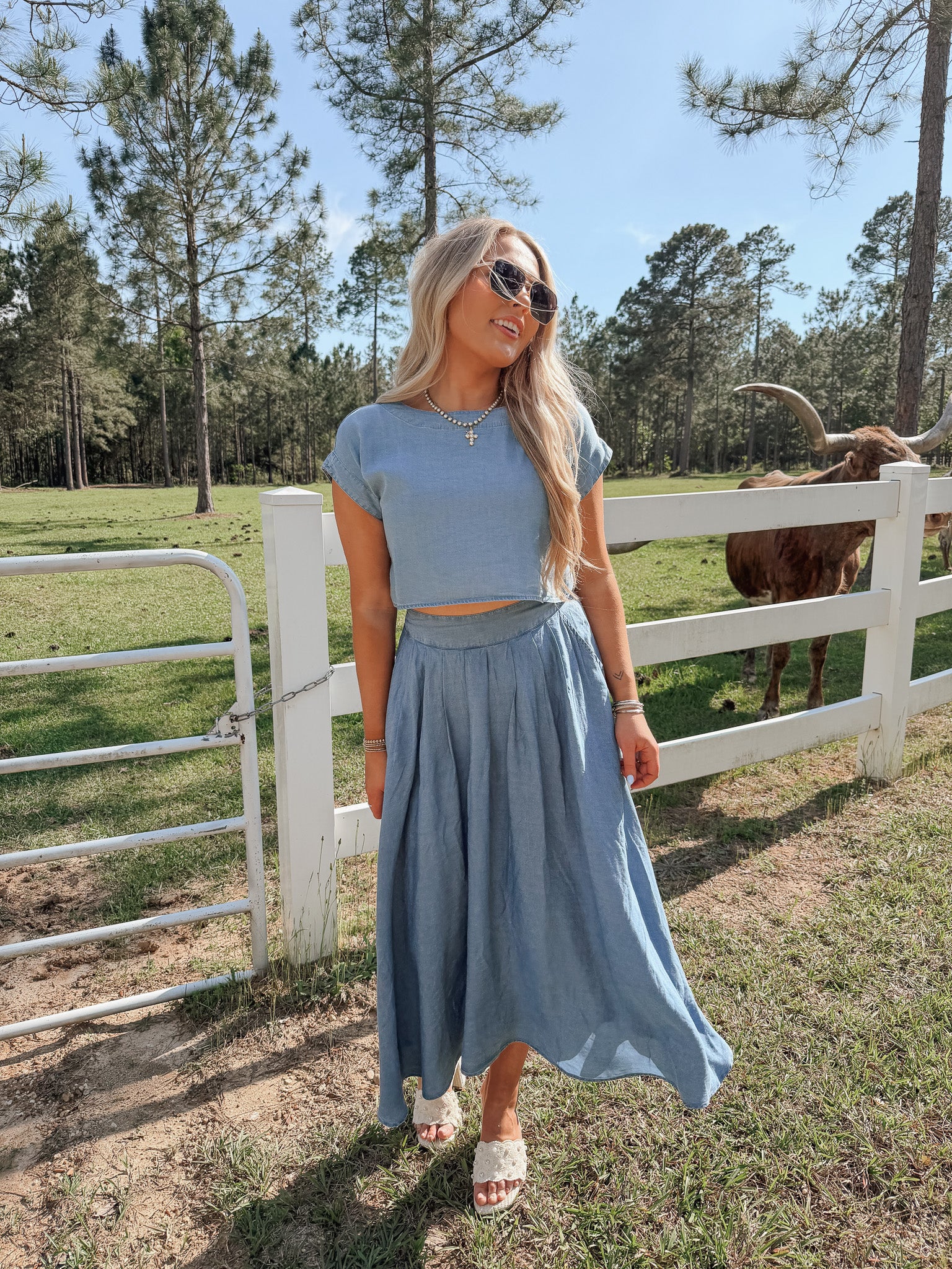 No Notes Needed Denim Set - Image 7