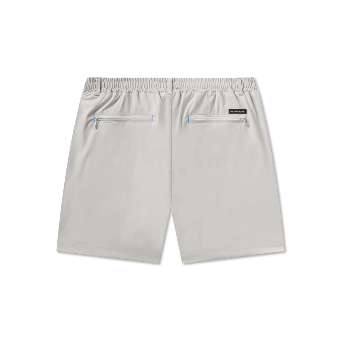 Southern Marsh Men's Billfish Lined Performance Short in Light Gray - Image 11