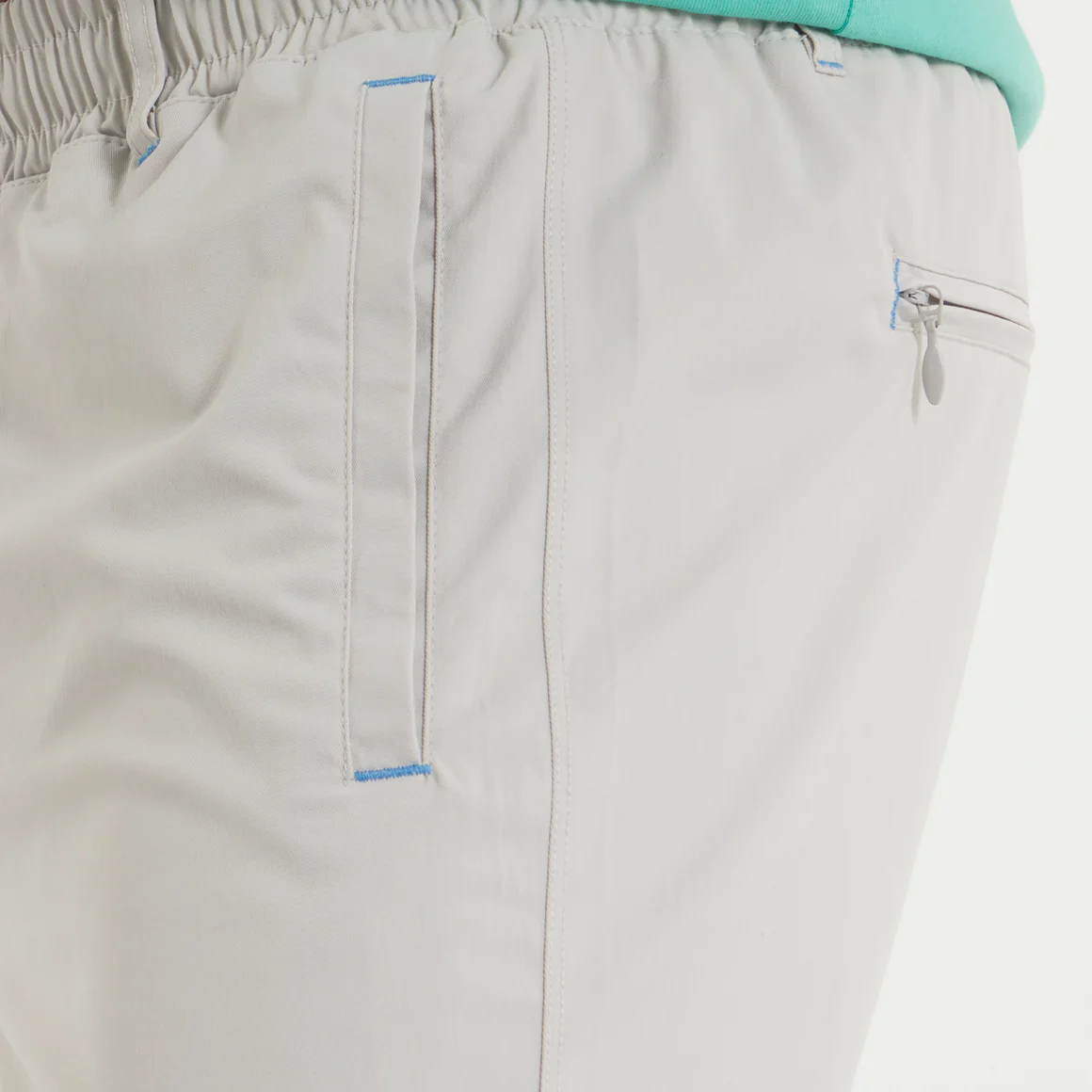Southern Marsh Men's Billfish Lined Performance Short in Light Gray - Image 7