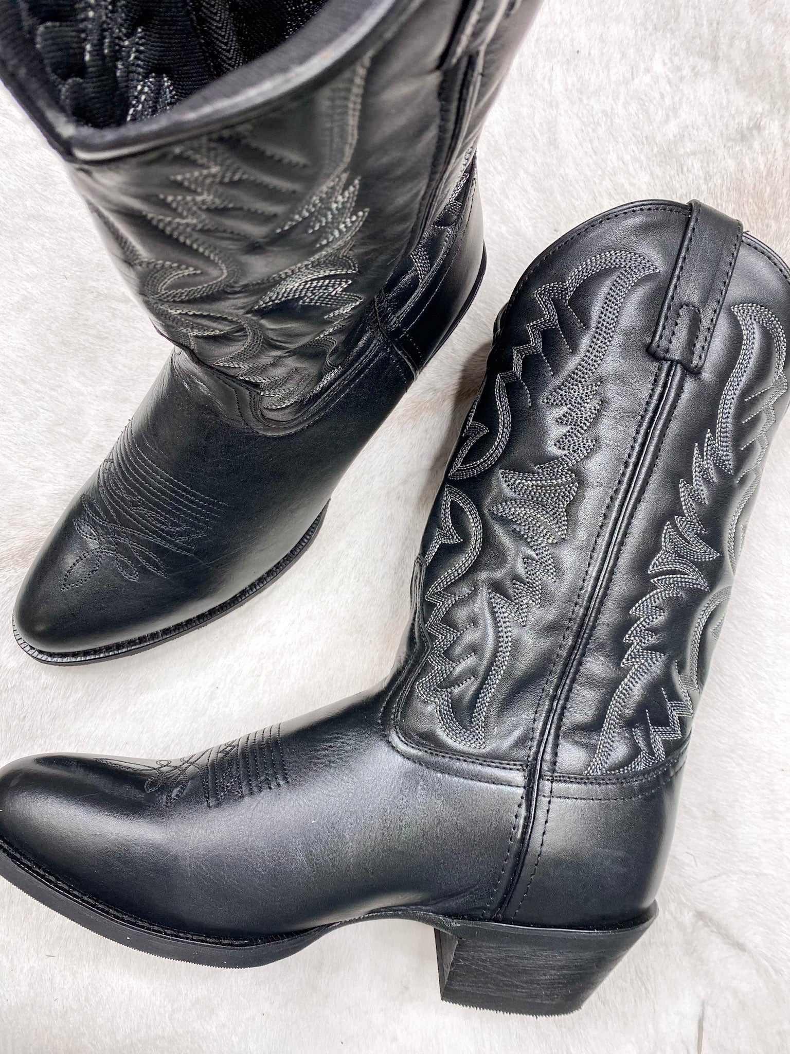 LAREDO BIRCHWOOD LEATHER BLACK BOOT - Image 4