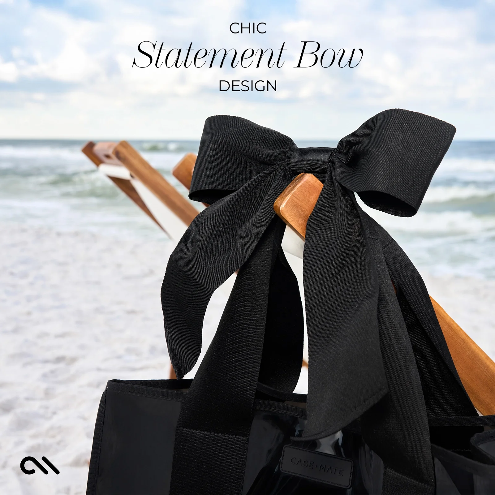 Case-Mate Bow Jelly Tote Bag - Midnight Black - Image 8